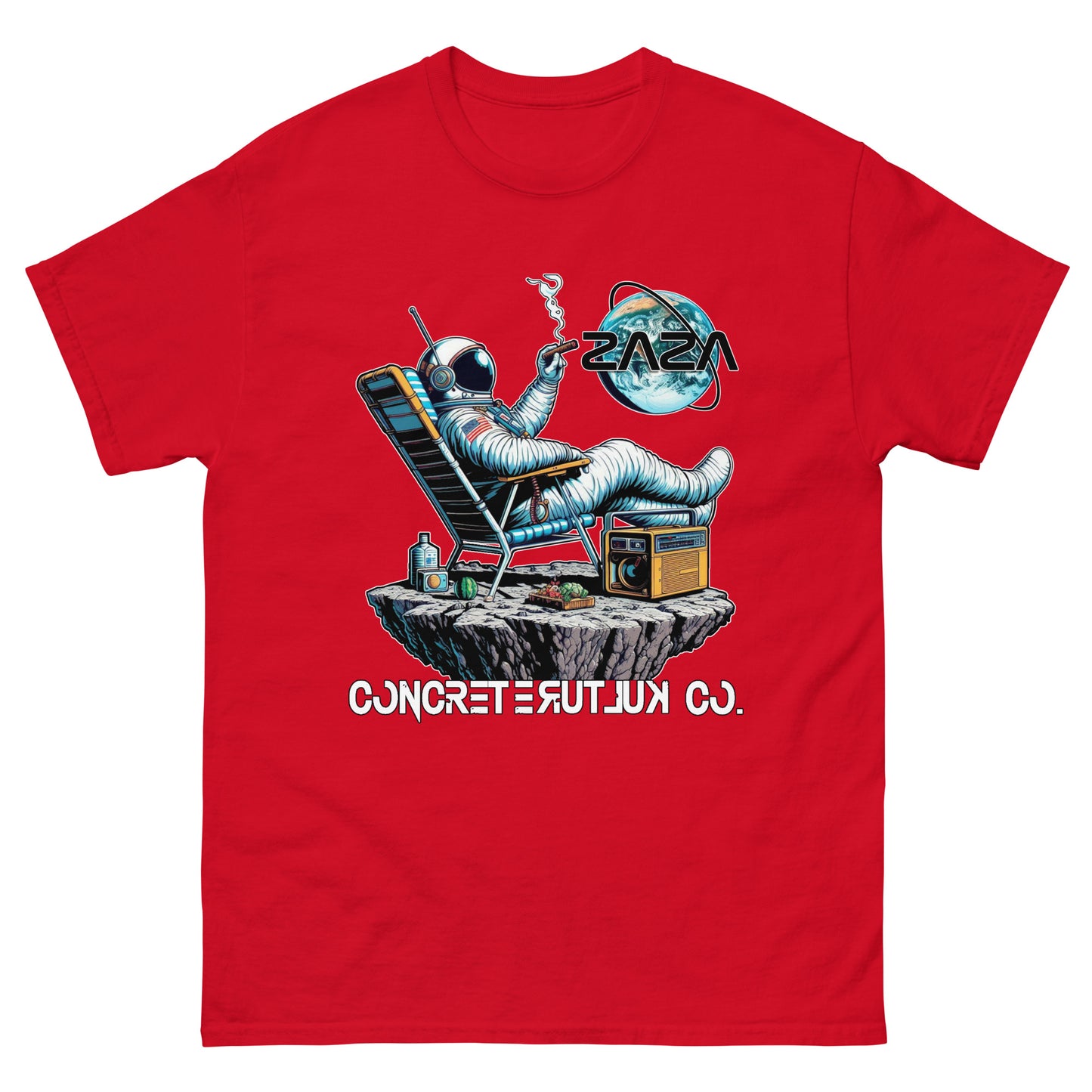 Concrete Kulture Co "Zastronaut just Chillin" Unisex classic tee