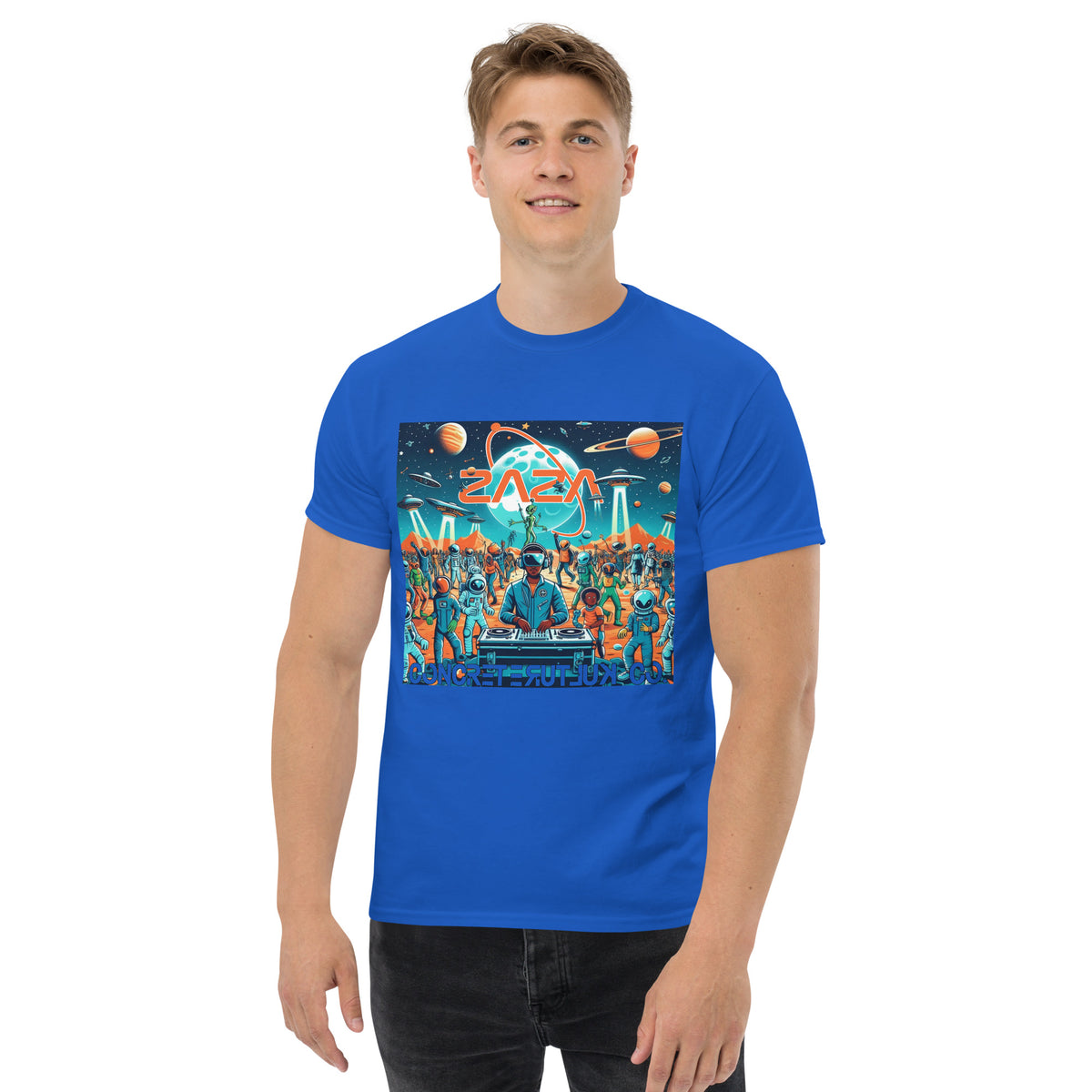 Concrete Kulture Company/Zaza "Party on Mars" Unisex tee