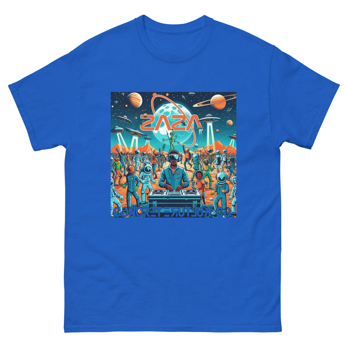 Concrete Kulture Company/Zaza "Party on Mars" Unisex tee