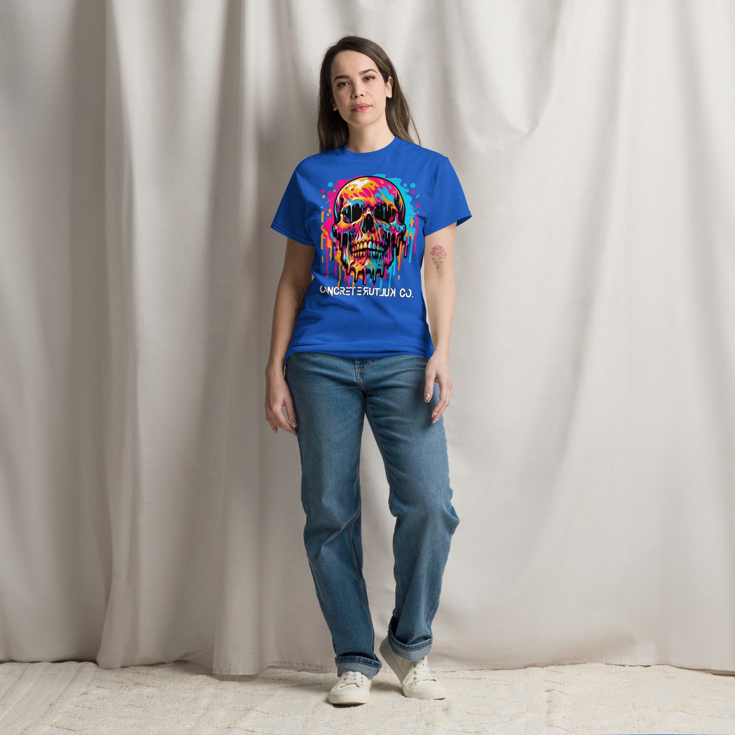 Concrete Kulture Co. "Skull Drip" Unisex classic tee