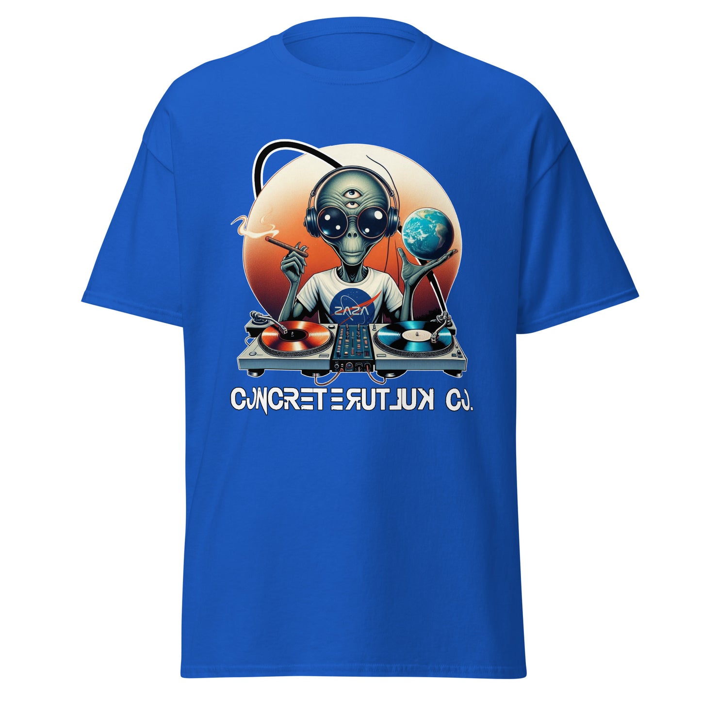 Concrete Kulture Co " Alien DJ" Unisex classic tee