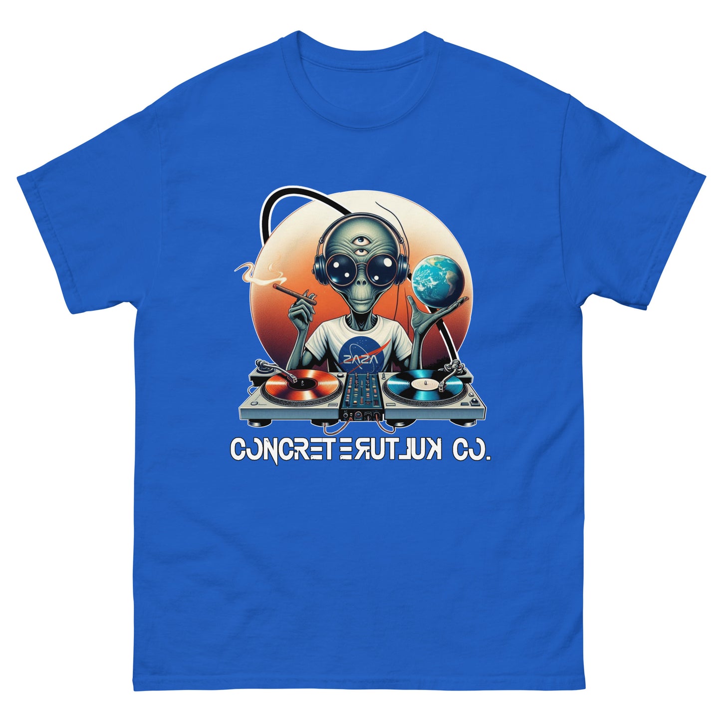 Concrete Kulture Co " Alien DJ" Unisex classic tee