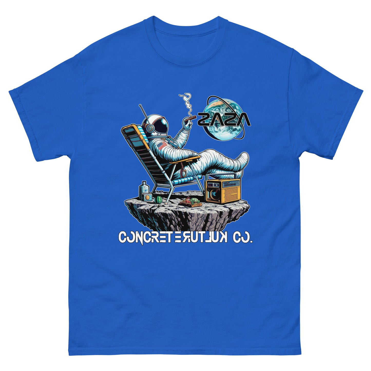 Concrete Kulture Co "Zastronaut just Chillin" Unisex classic tee