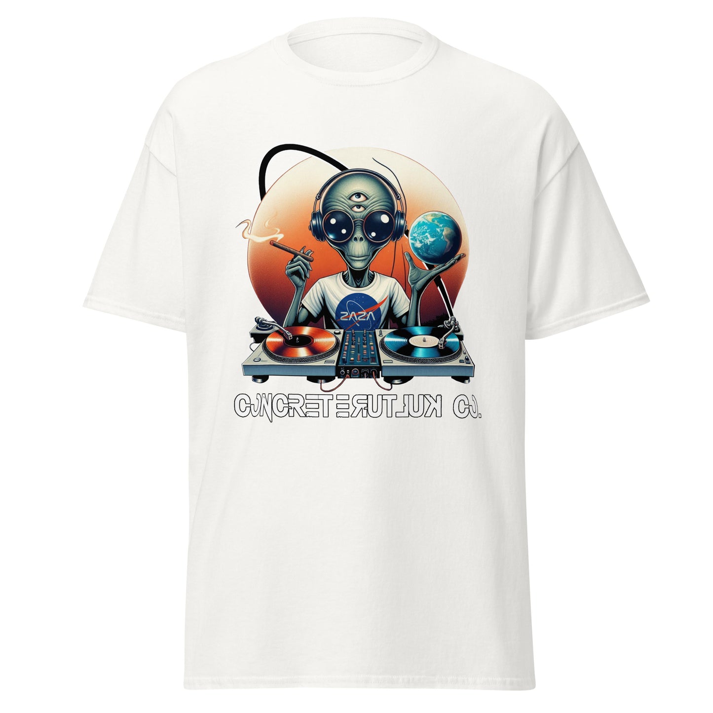 Concrete Kulture Co " Alien DJ" Unisex classic tee