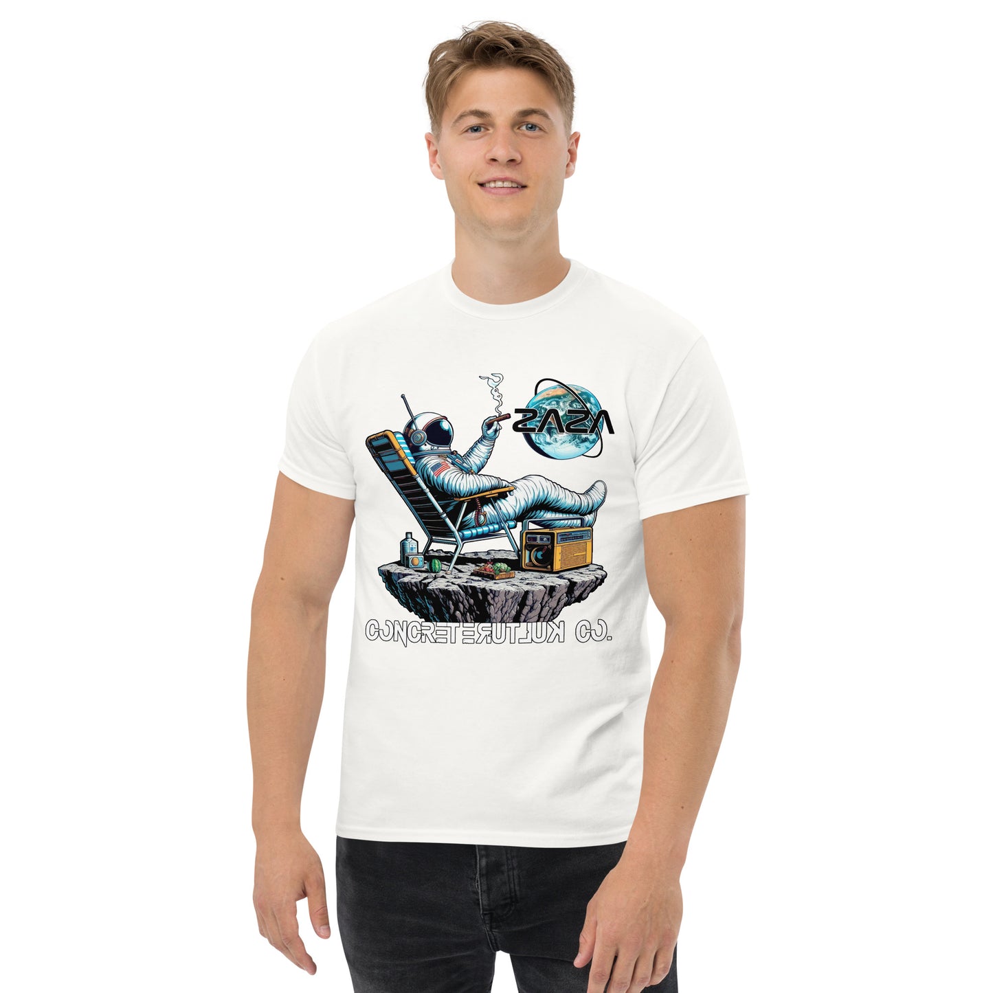 Concrete Kulture Co "Zastronaut just Chillin" Unisex classic tee