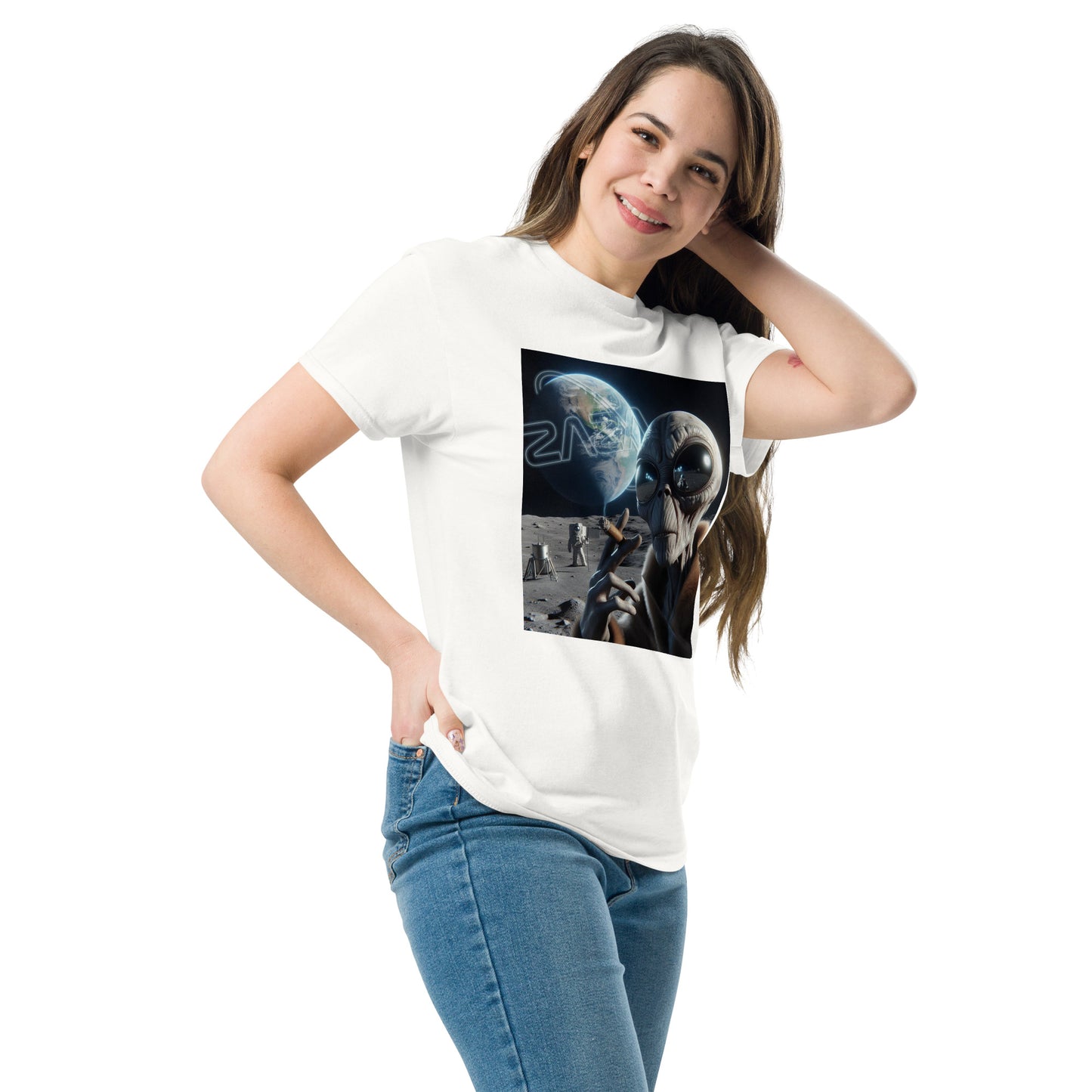 Concrete Kulture Co. - Zaza "Alien Selfie" Unisex classic tee