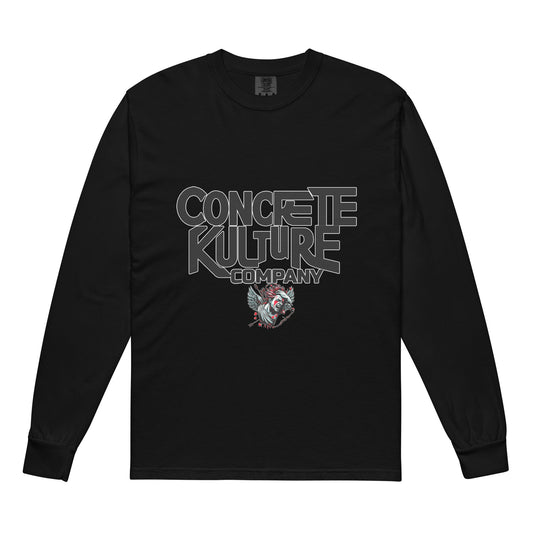 Concrete Kulture Company -dyed heavyweight long-sleeve shirt