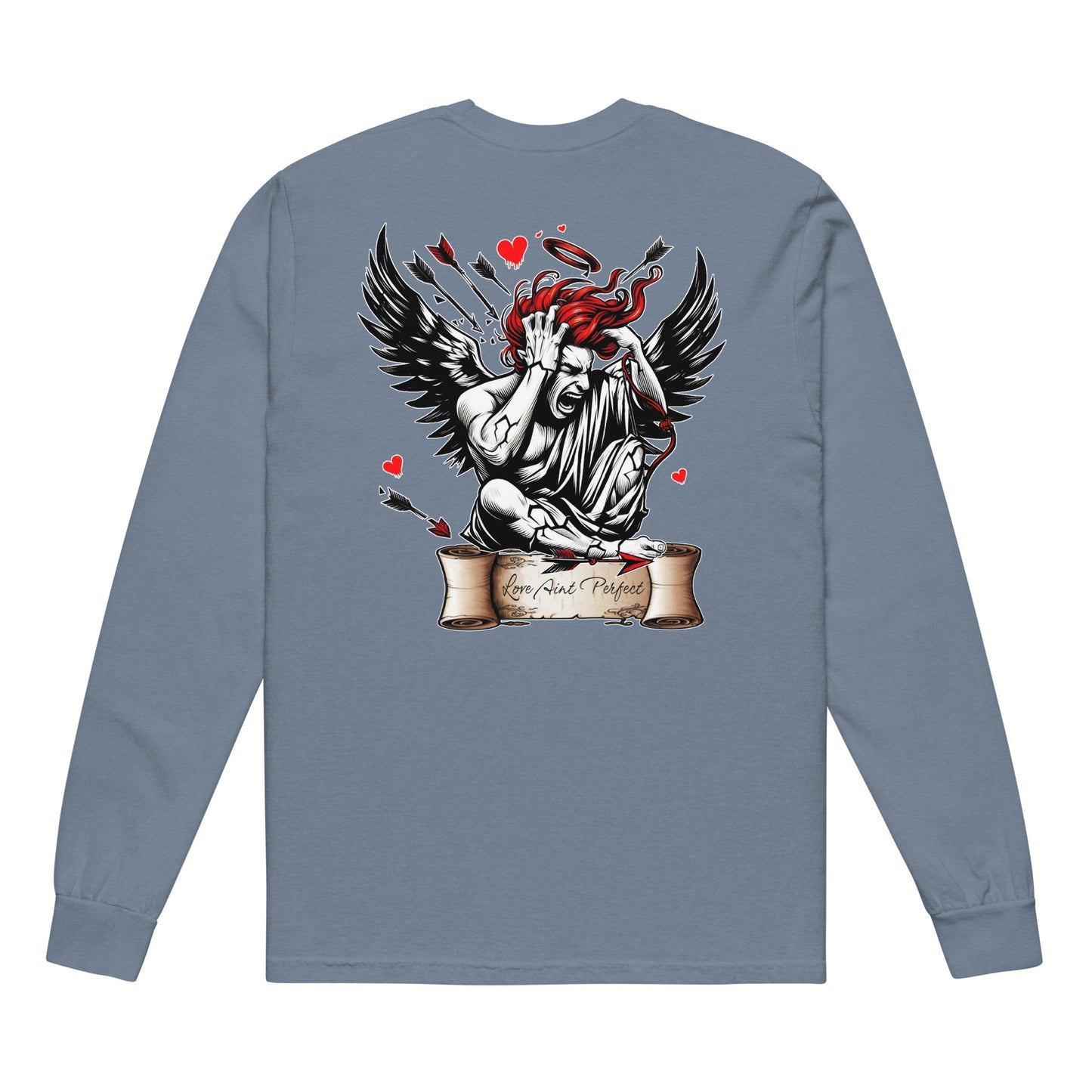 Concrete Kulture Company -dyed heavyweight long-sleeve shirt