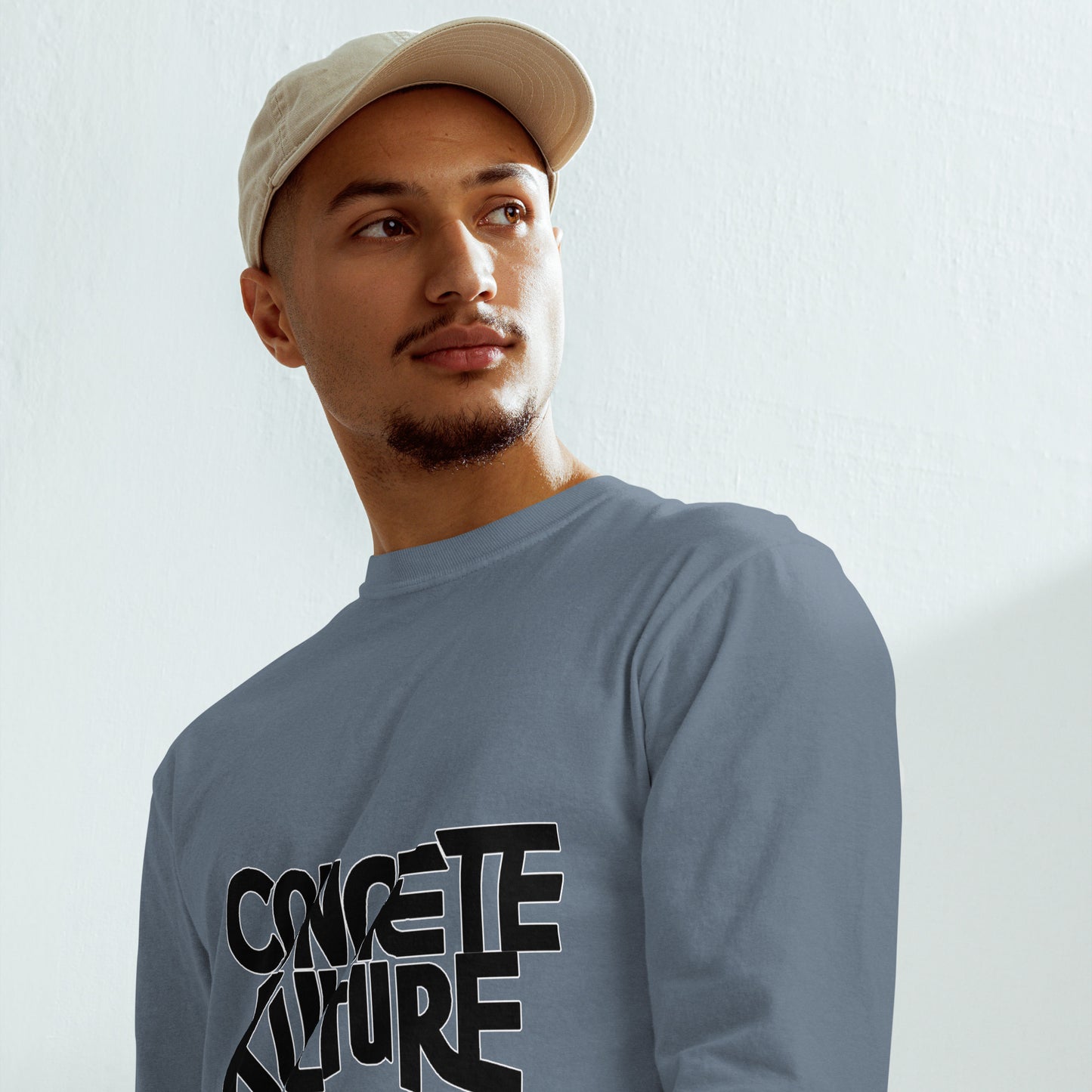 Concrete Kulture Company -dyed heavyweight long-sleeve shirt