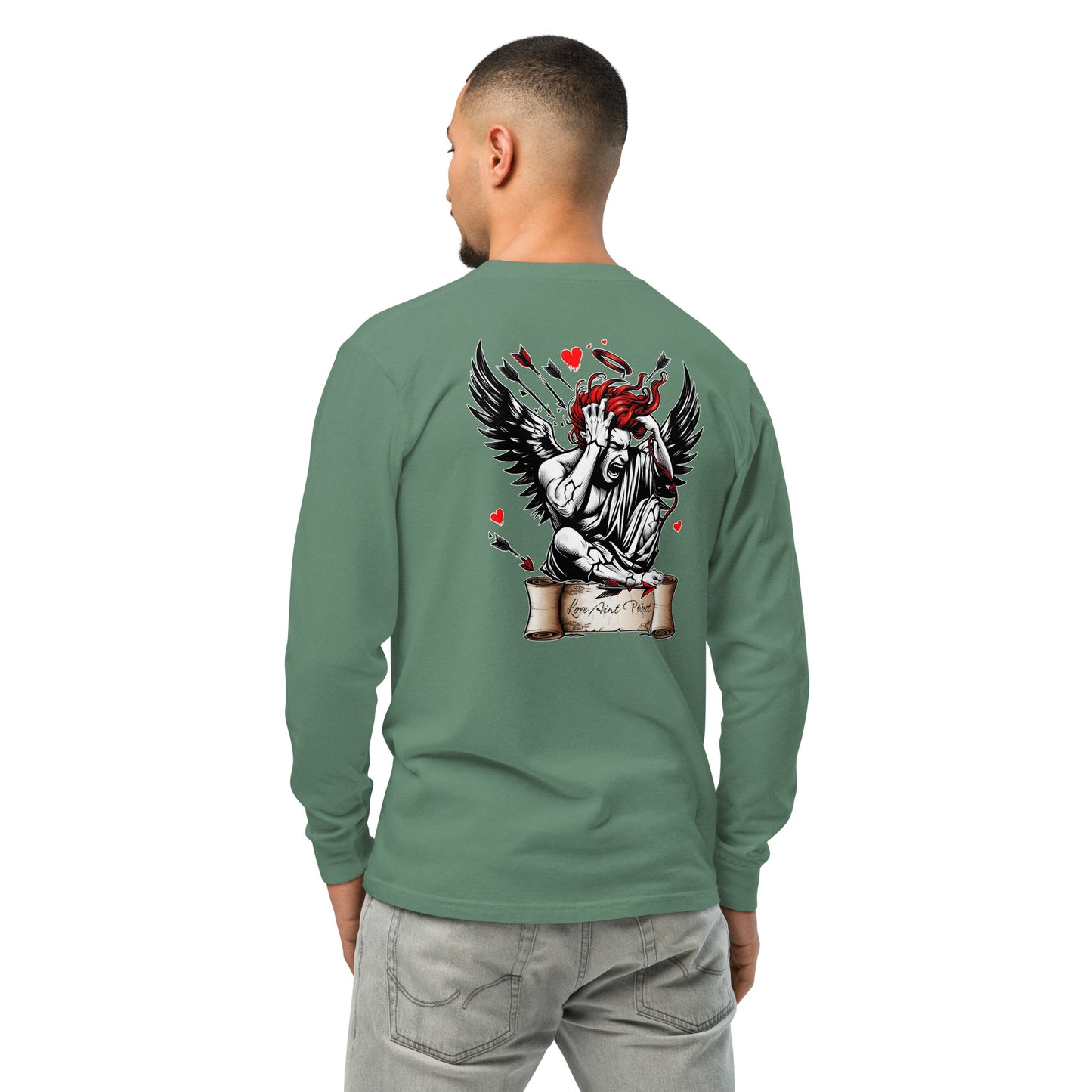 Concrete Kulture Company -dyed heavyweight long-sleeve shirt