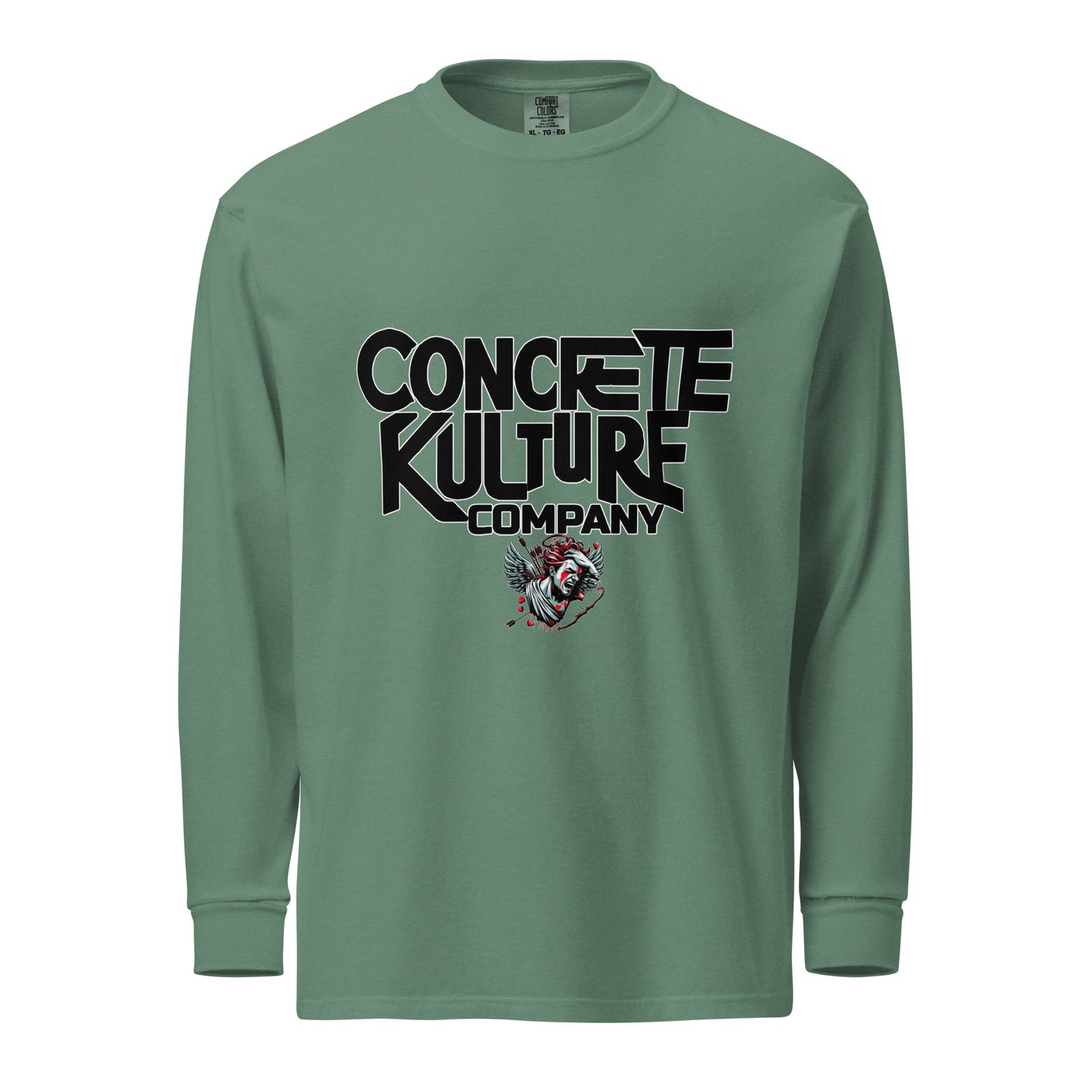 Concrete Kulture Company -dyed heavyweight long-sleeve shirt