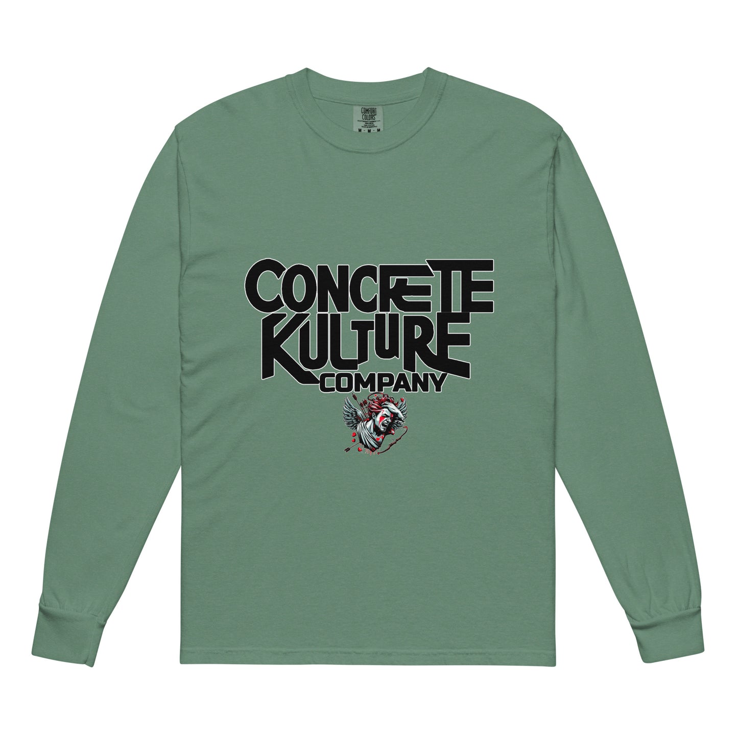 Concrete Kulture Company -dyed heavyweight long-sleeve shirt