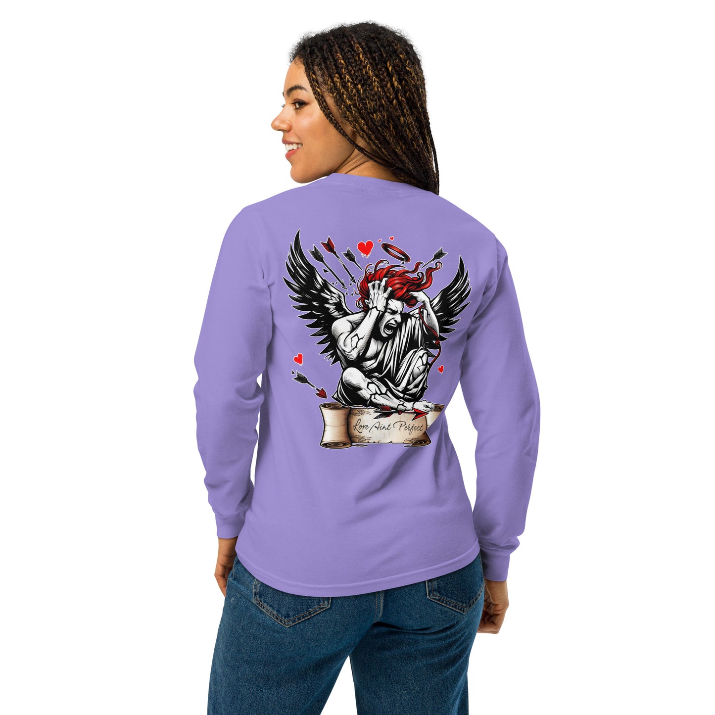 Concrete Kulture Company -dyed heavyweight long-sleeve shirt