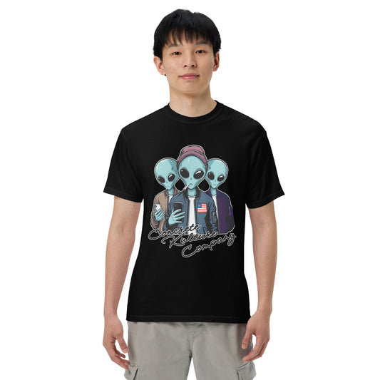 CKco "Alien Wave" Unisex garment-dyed heavyweight t-shirt
