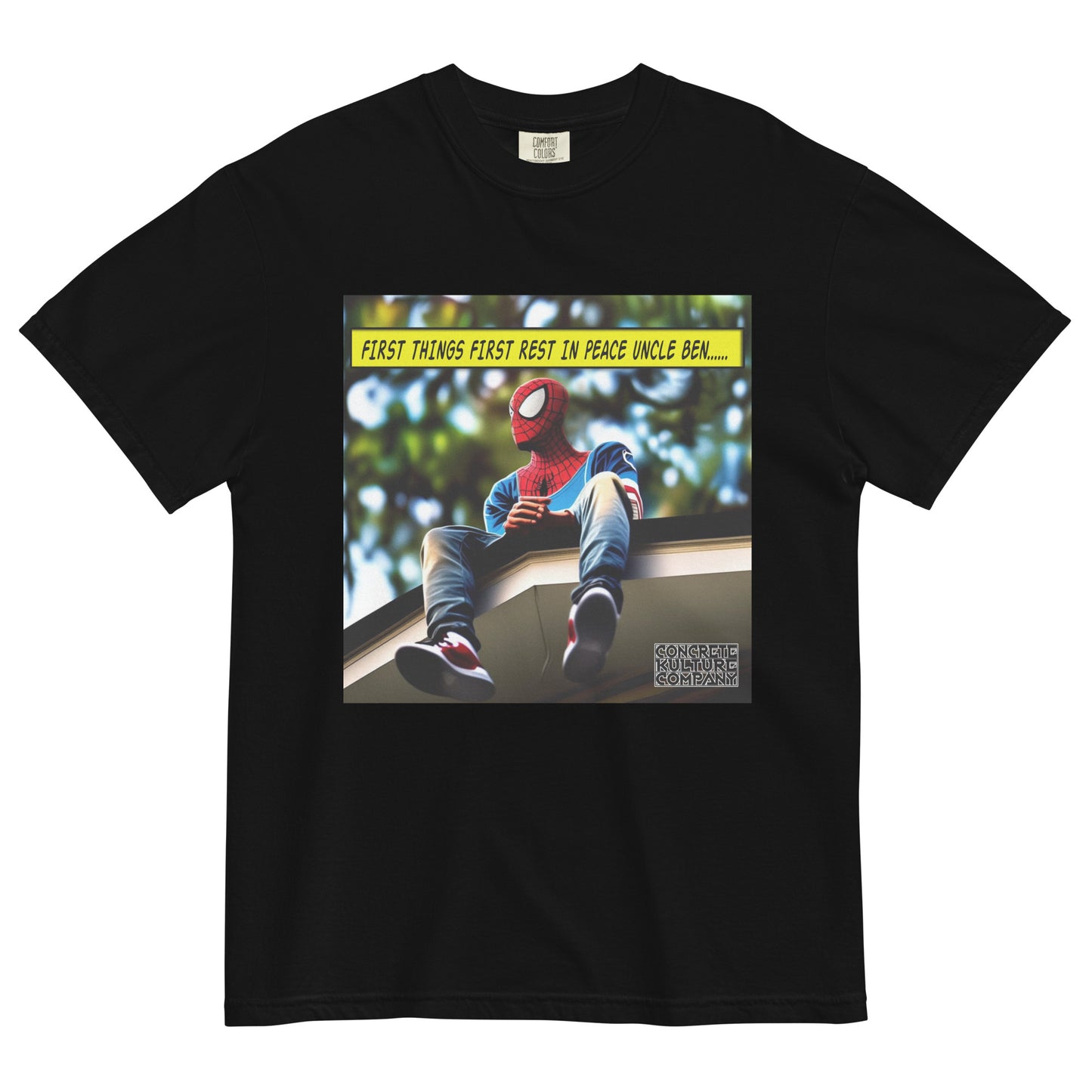 CKco "First things first" Unisex garment-dyed heavyweight t-shirt