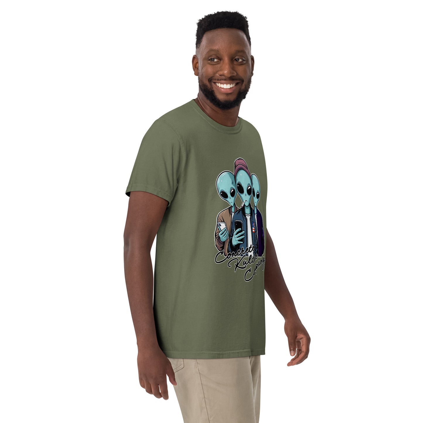 CKco "Alien Wave" Unisex garment-dyed heavyweight t-shirt