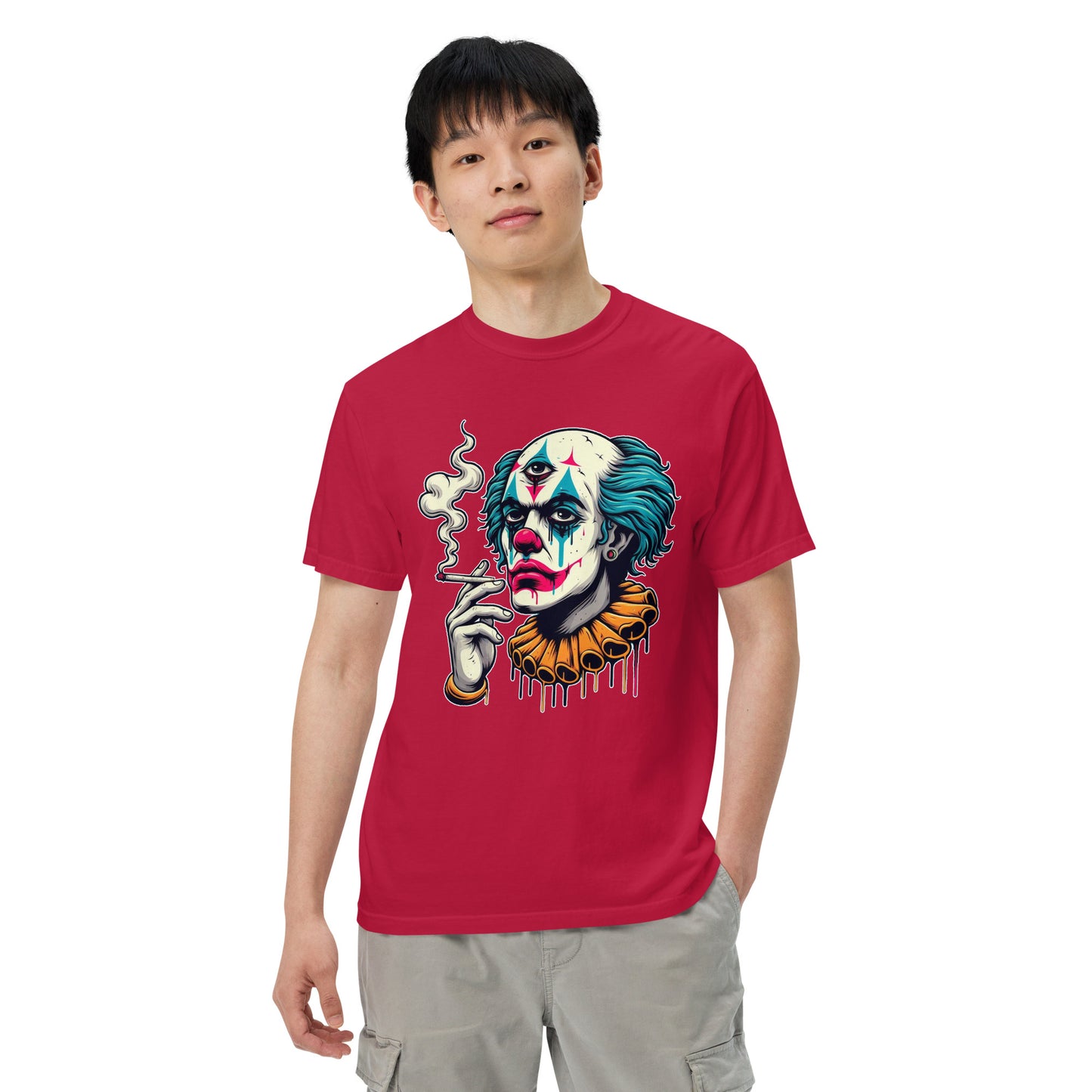 CKco "Send in the Clowns" Unisex garment-dyed heavyweight t-shirt