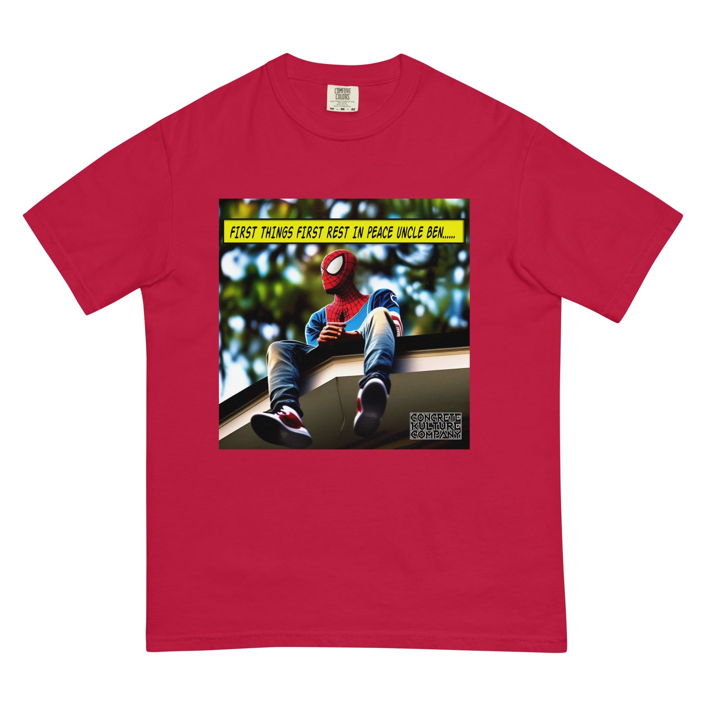 CKco "First things first" Unisex garment-dyed heavyweight t-shirt