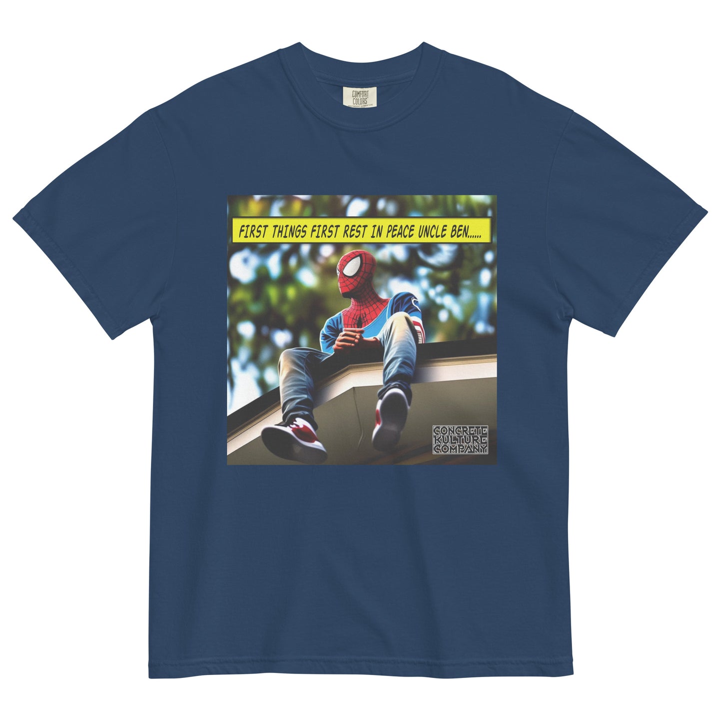 CKco "First things first" Unisex garment-dyed heavyweight t-shirt