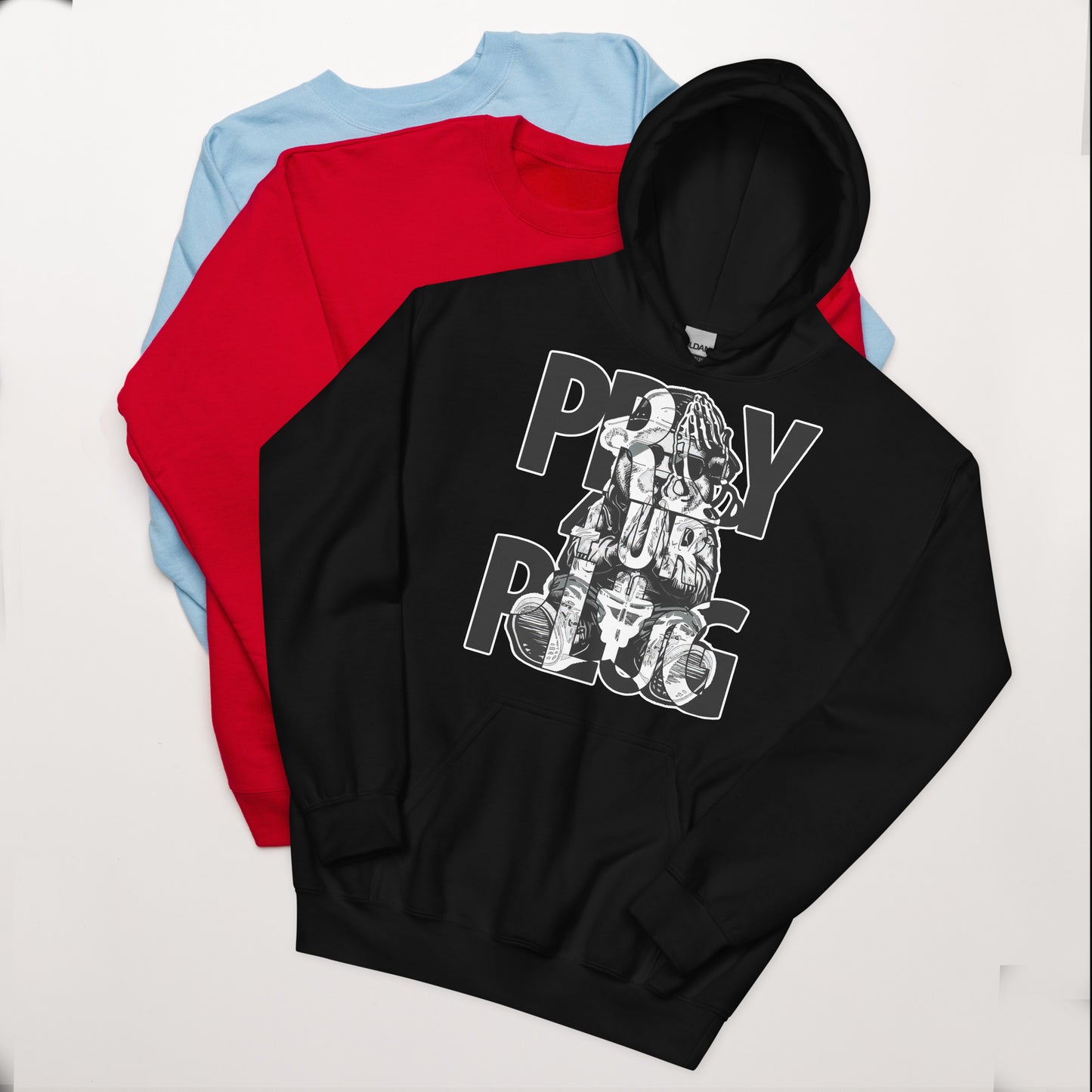 Concrete Kulture "Pray 4UR Plug 2" Unisex Hoodie