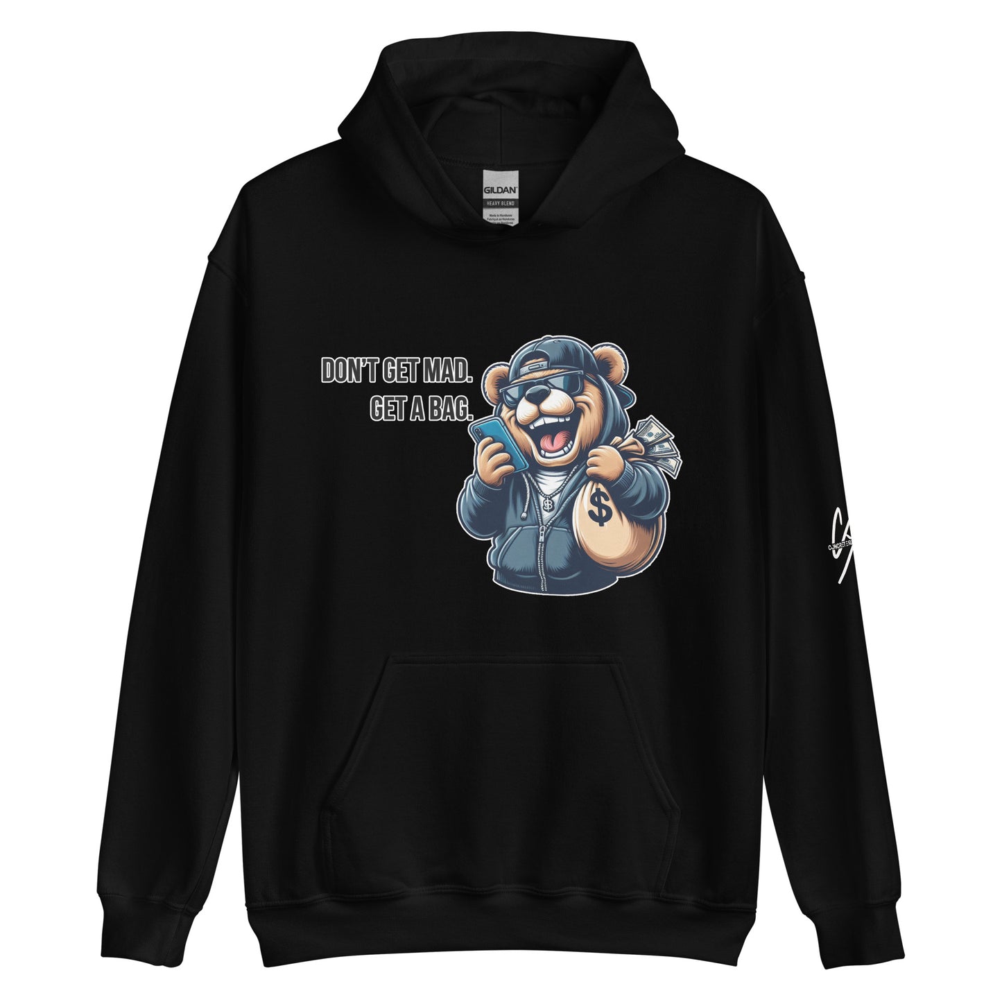 Concrete Kulture Co " Dont get mad- Get a bag" Unisex Hoodie