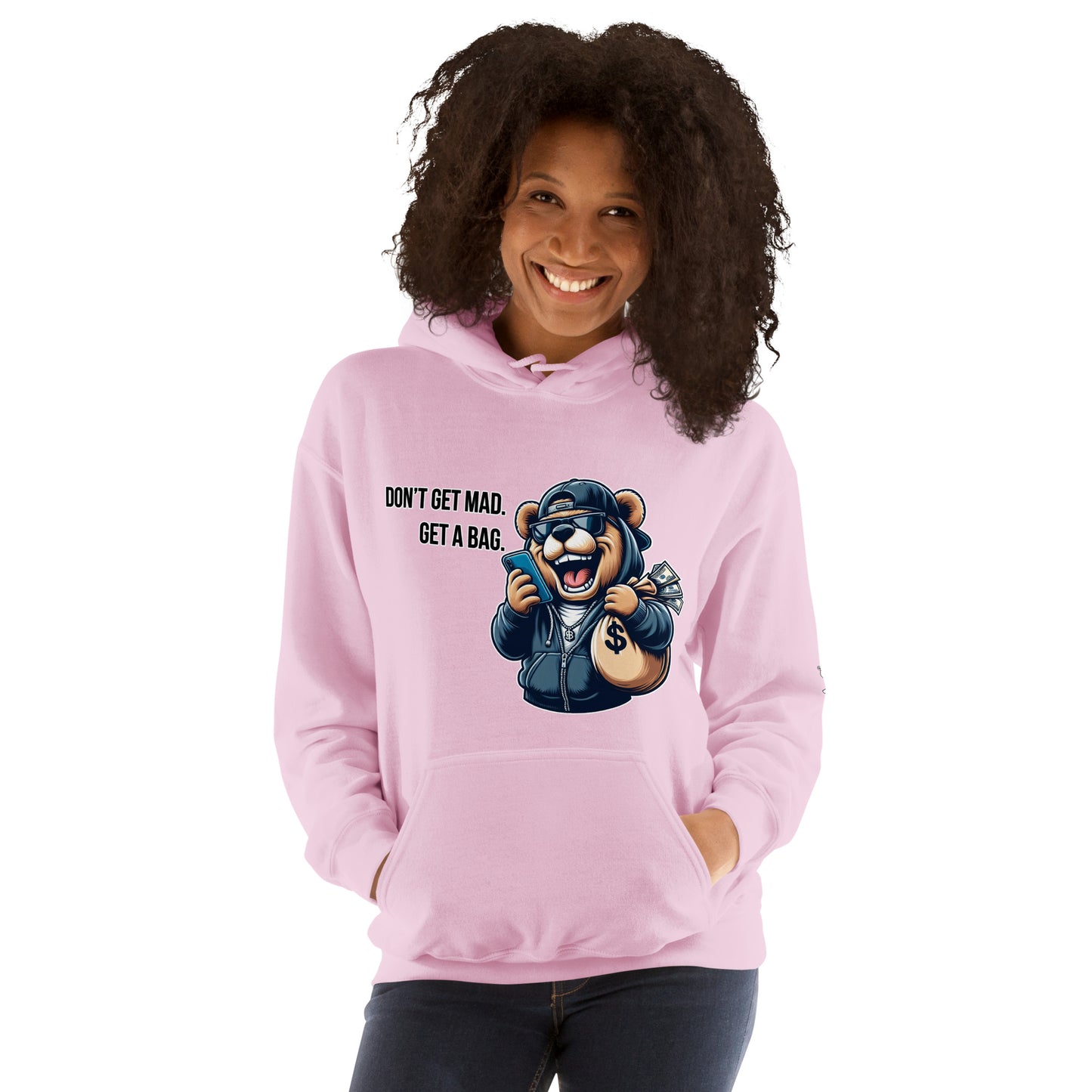 Concrete Kulture Co " Dont get mad- Get a bag" Unisex Hoodie