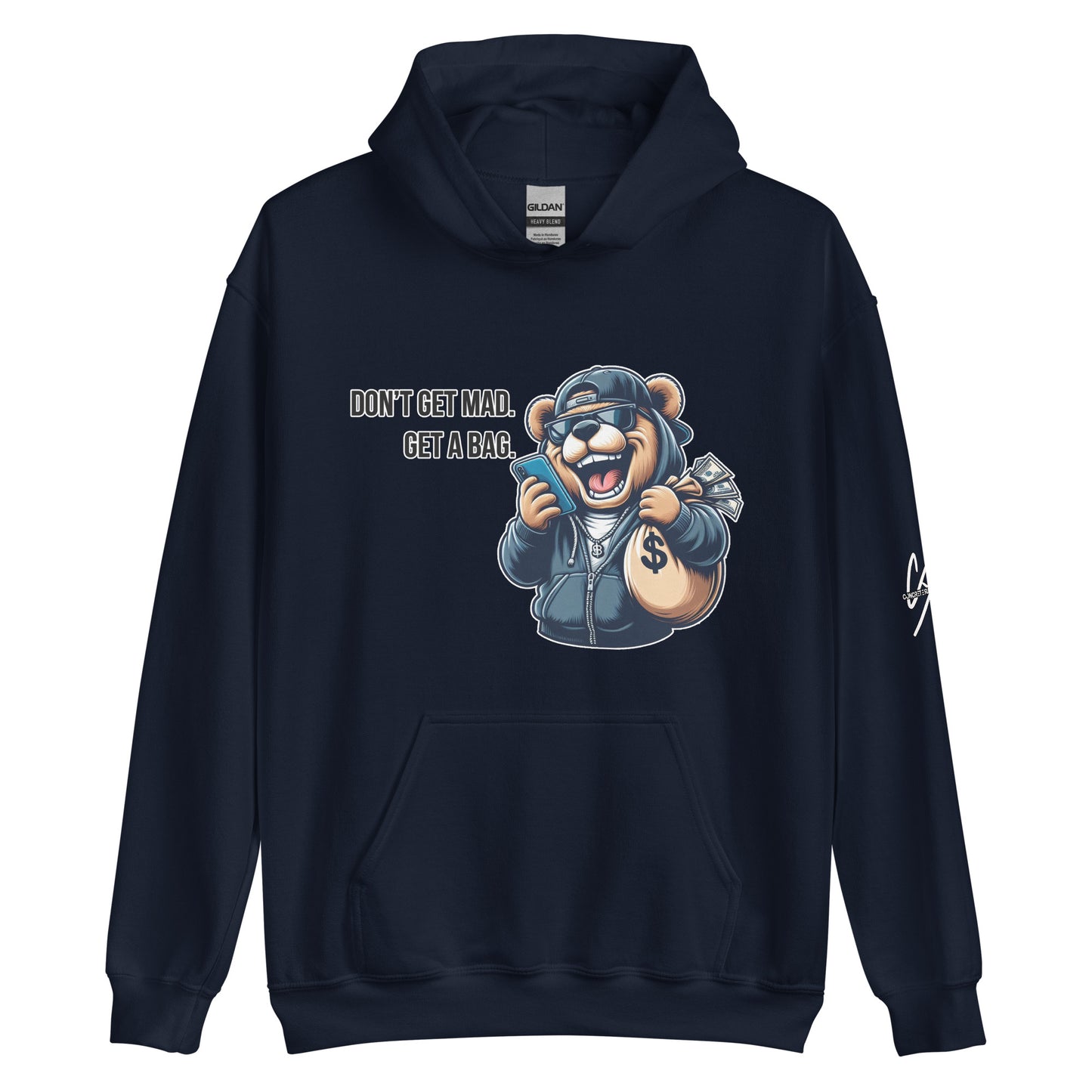 Concrete Kulture Co " Dont get mad- Get a bag" Unisex Hoodie