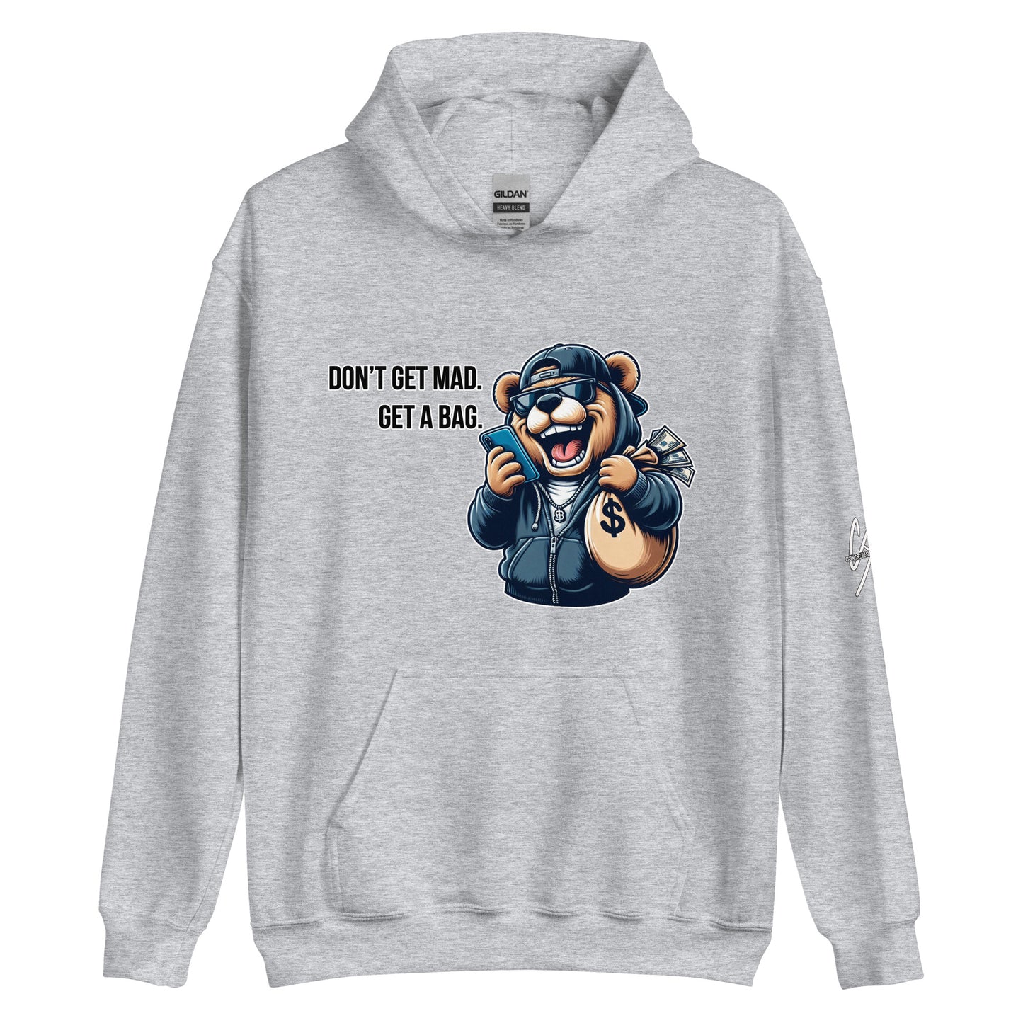 Concrete Kulture Co " Dont get mad- Get a bag" Unisex Hoodie