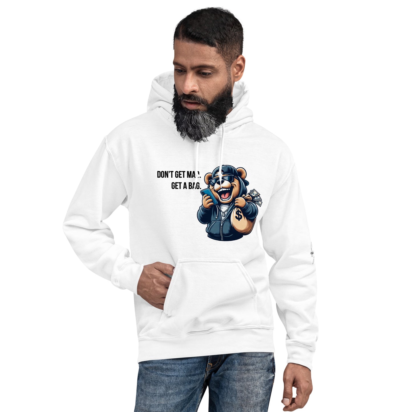 Concrete Kulture Co " Dont get mad- Get a bag" Unisex Hoodie