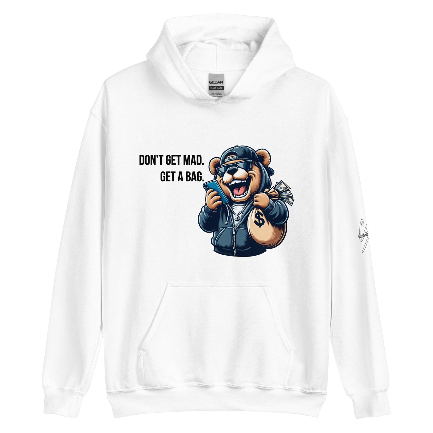 Concrete Kulture Co " Dont get mad- Get a bag" Unisex Hoodie