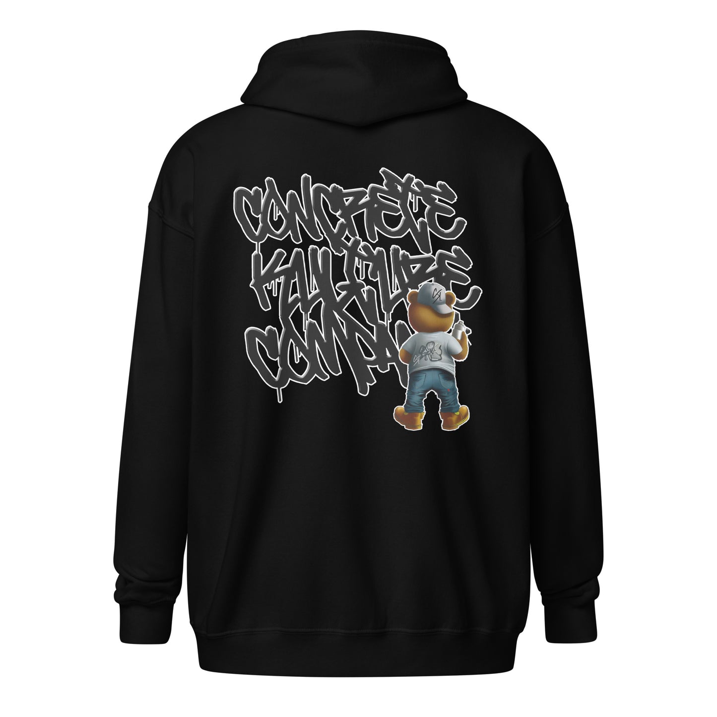 CK Co "Bomber Bear" Unisex heavy blend zip hoodie