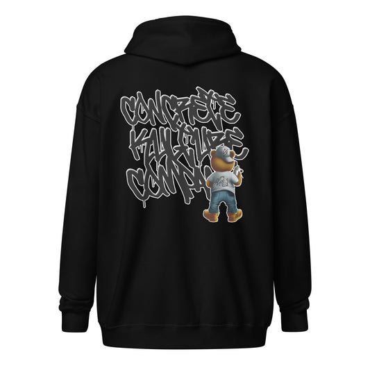 CK Co "Bomber Bear" Unisex heavy blend zip hoodie