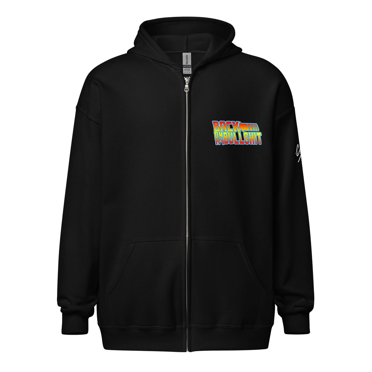 Concrete Kulture Co. "Back on my Bullsh!t" Unisex heavy blend zip hoodie
