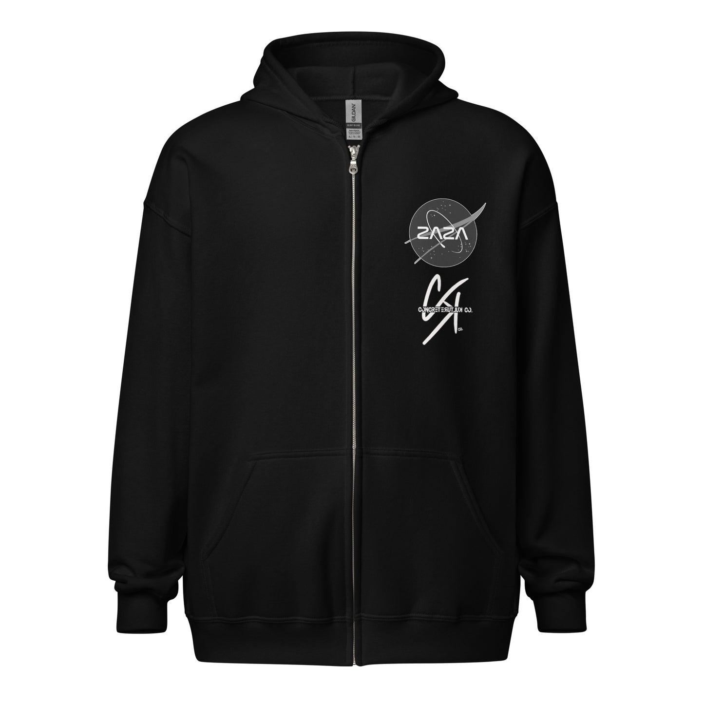 CK Co " ZaZa 1880" zip hoodie