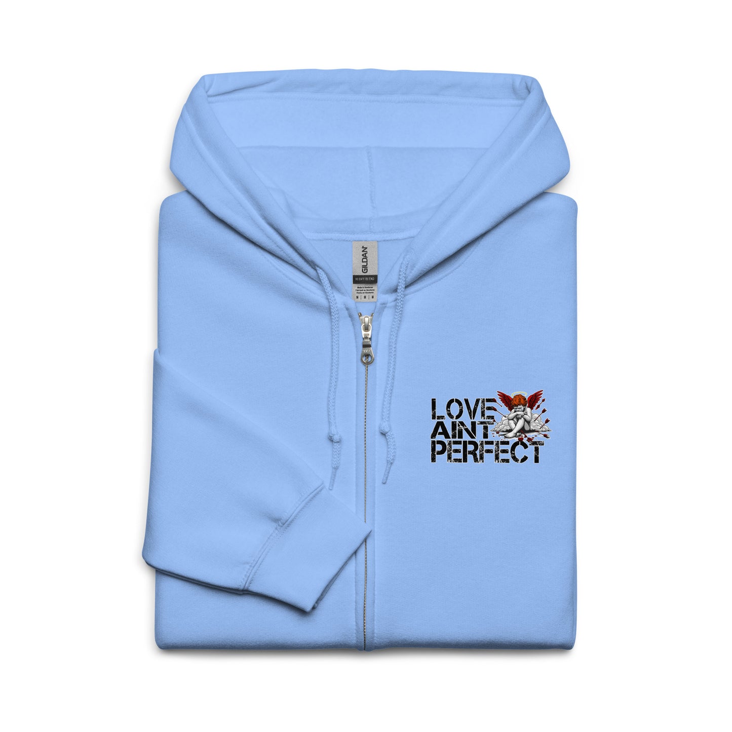 CK CO- "Love Aint Perfect" Unisex heavy blend zip hoodie