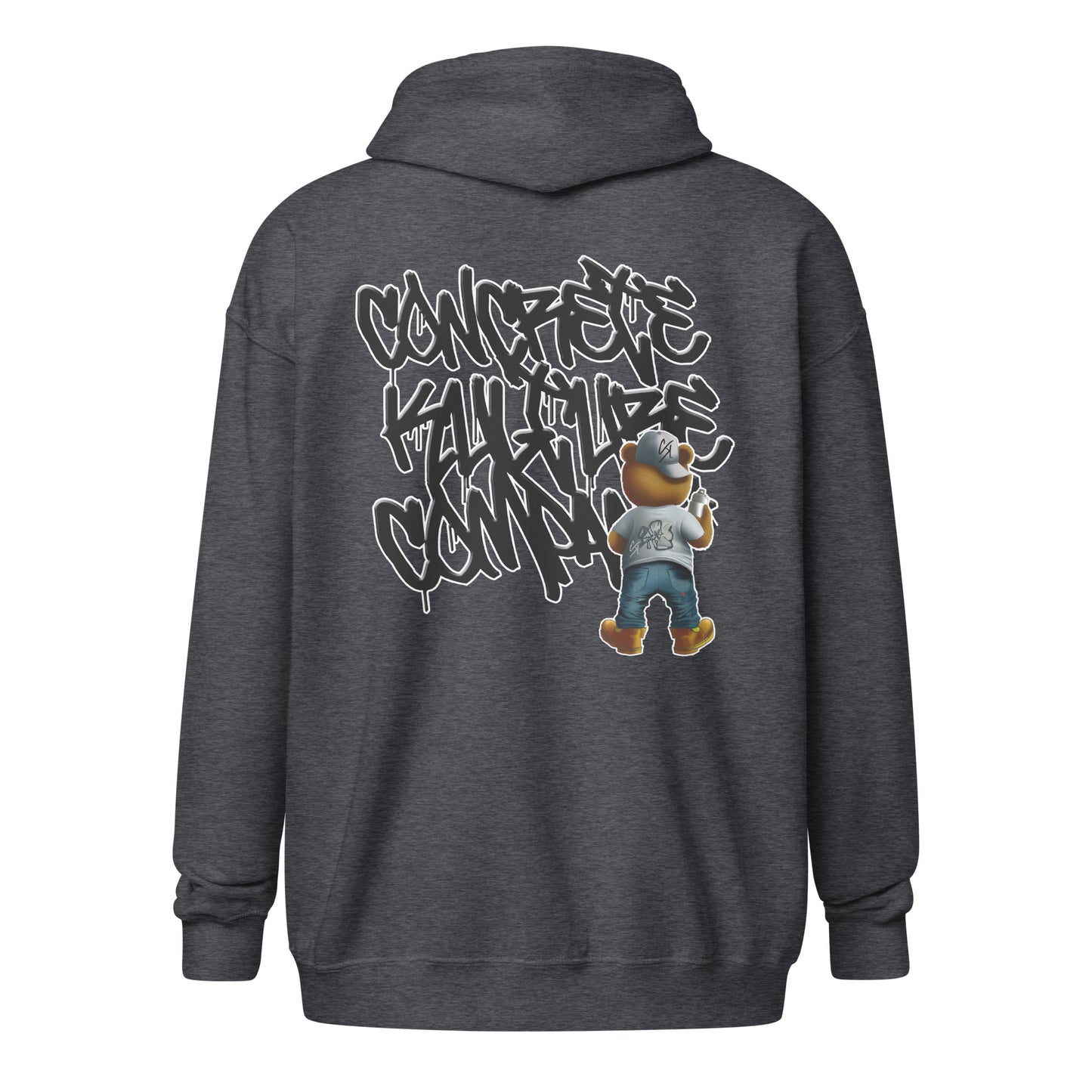 CK Co "Bomber Bear" Unisex heavy blend zip hoodie