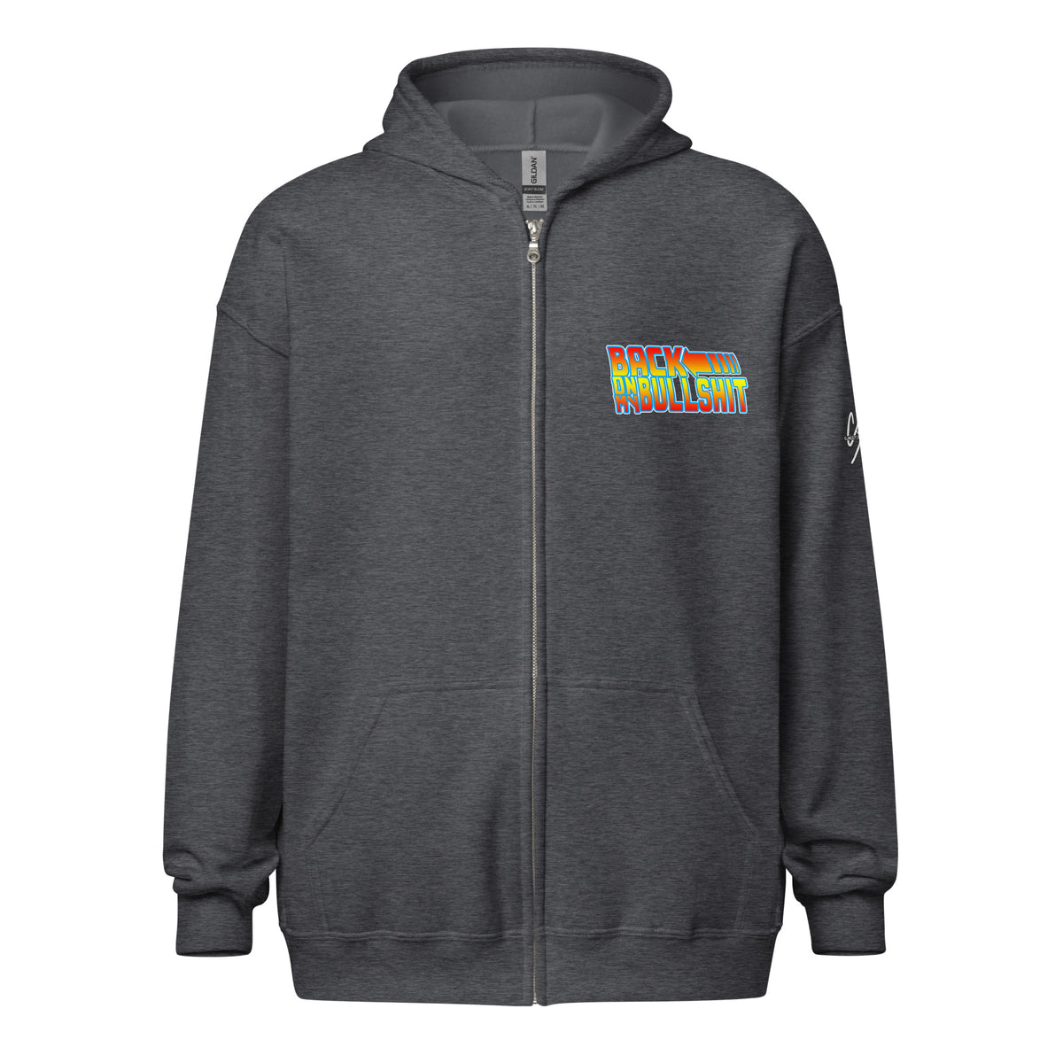 Concrete Kulture Co. "Back on my Bullsh!t" Unisex heavy blend zip hoodie