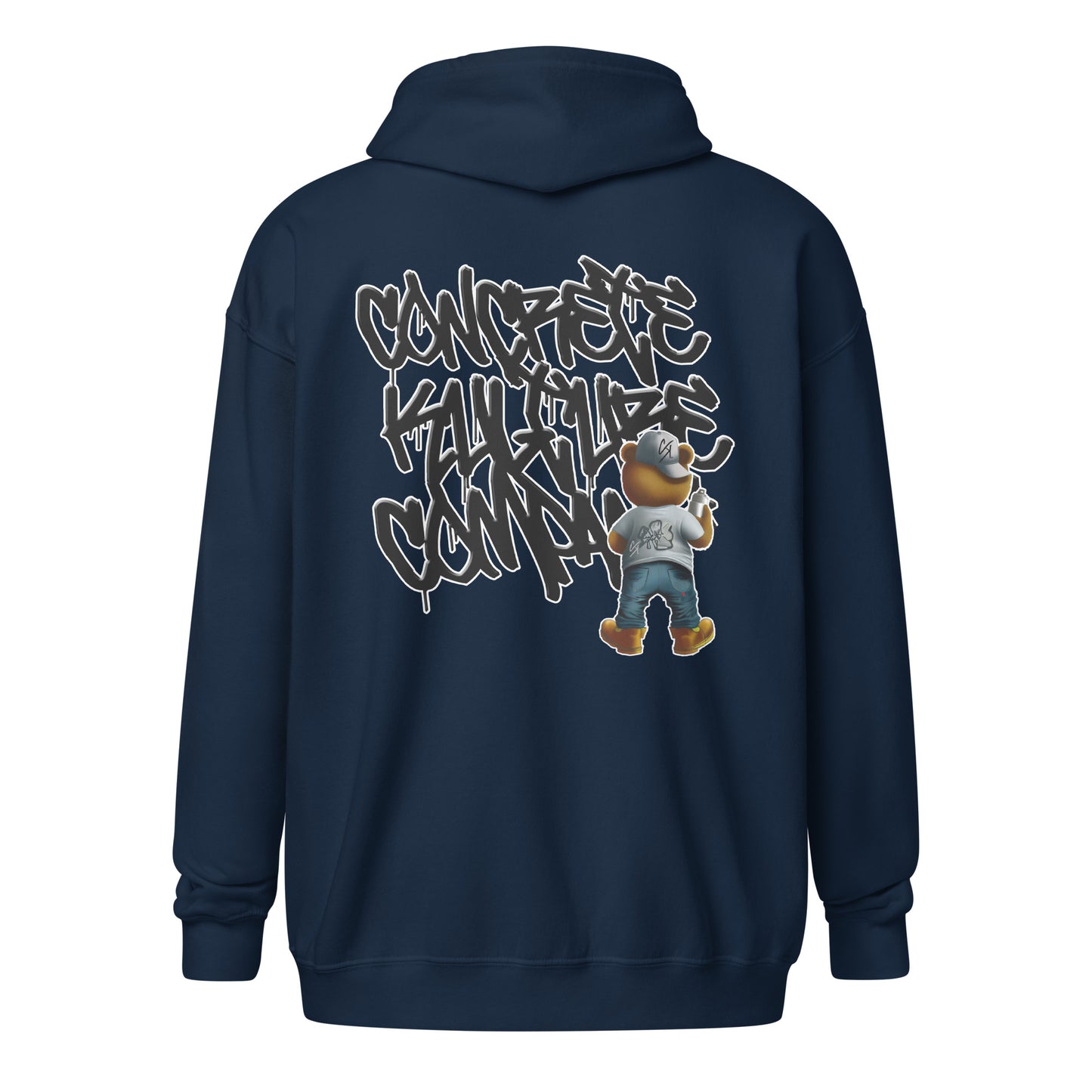 CK Co "Bomber Bear" Unisex heavy blend zip hoodie