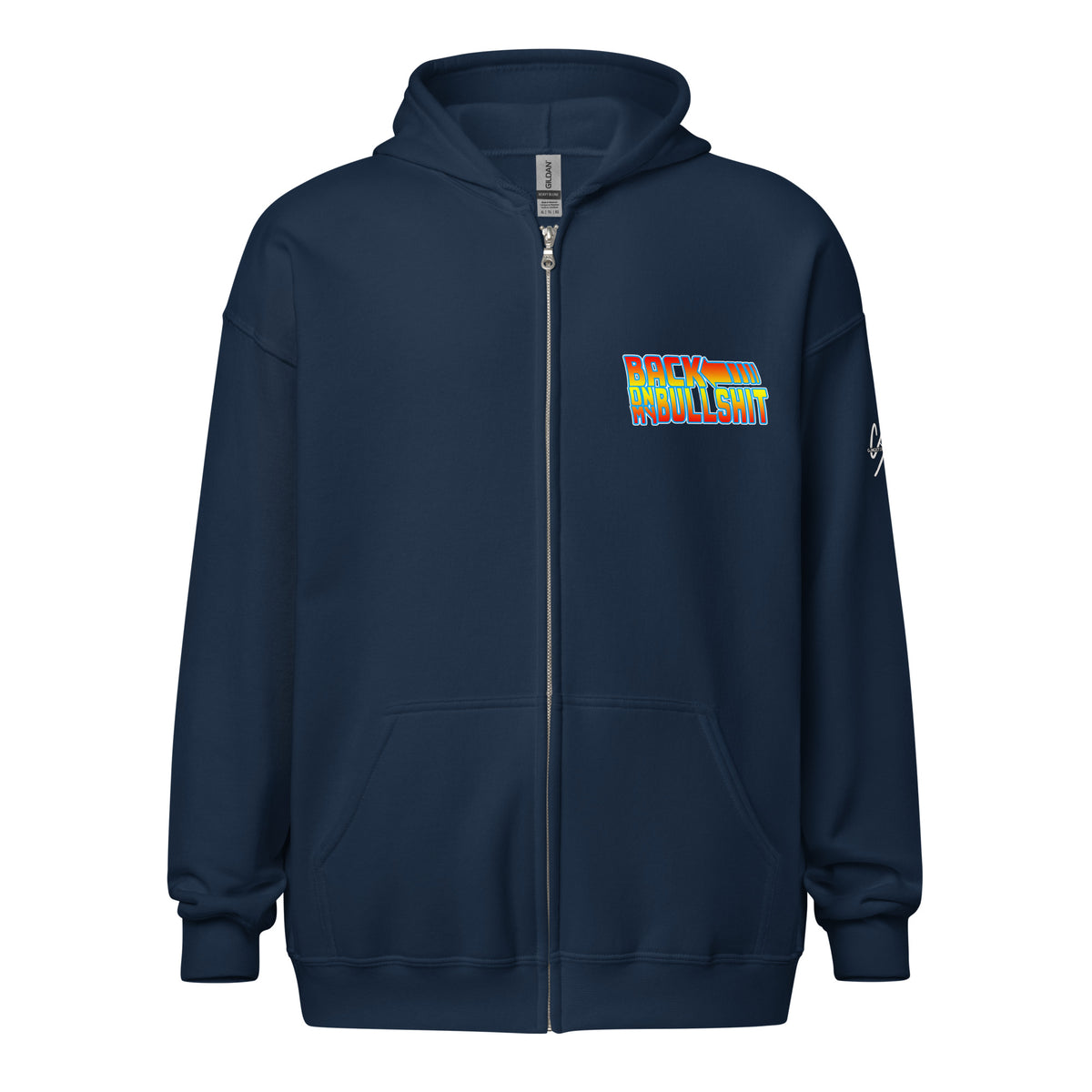 Concrete Kulture Co. "Back on my Bullsh!t" Unisex heavy blend zip hoodie