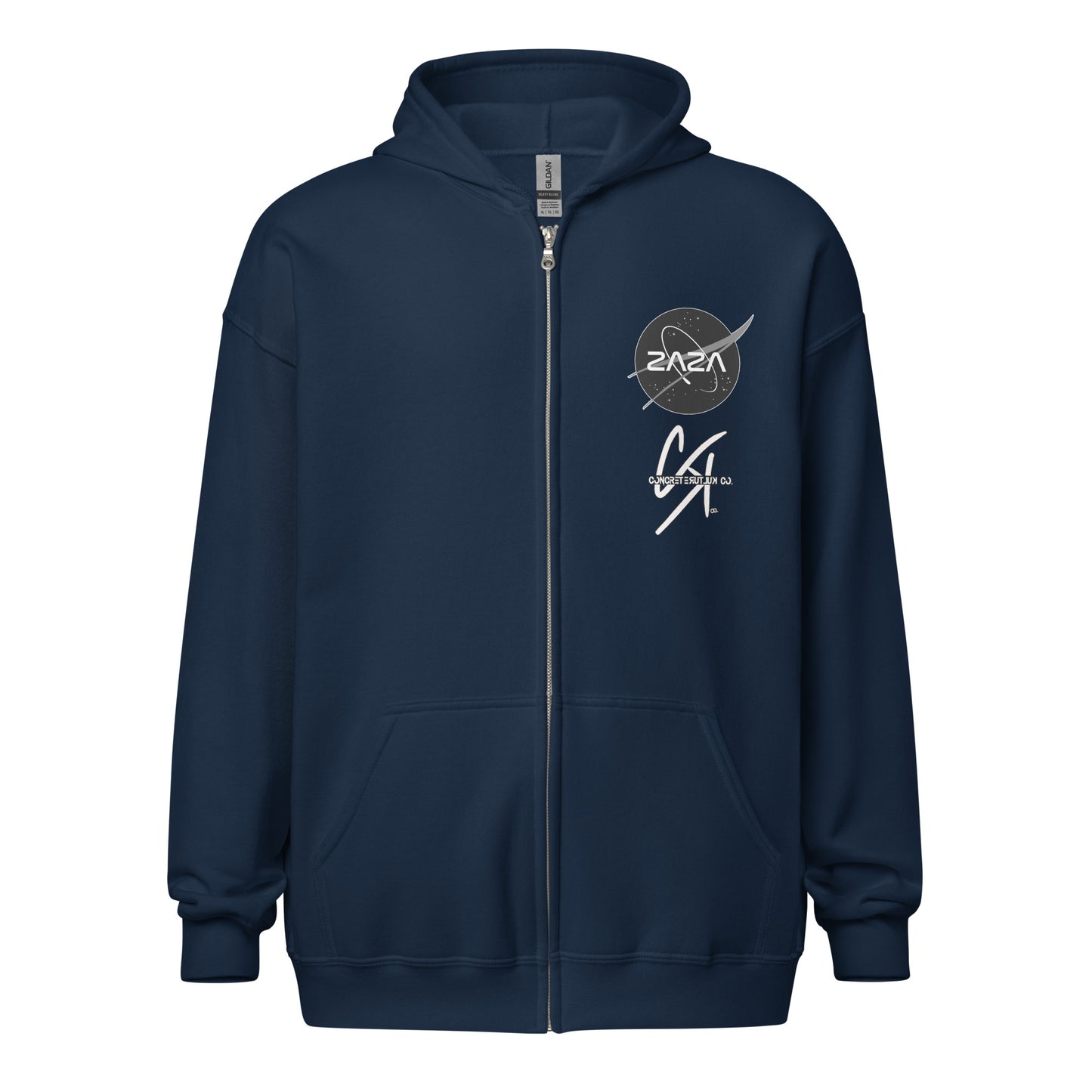 CK Co " ZaZa 1880" zip hoodie