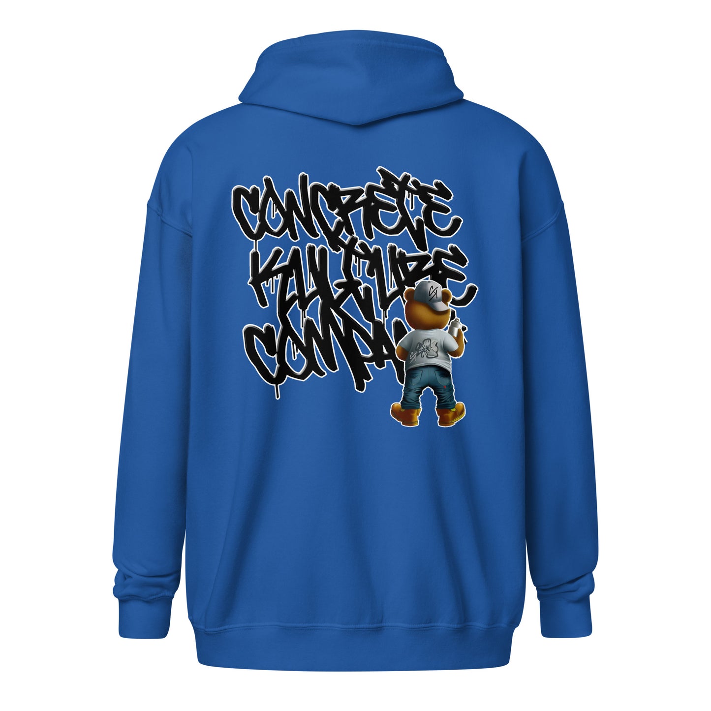 CK Co "Bomber Bear" Unisex heavy blend zip hoodie