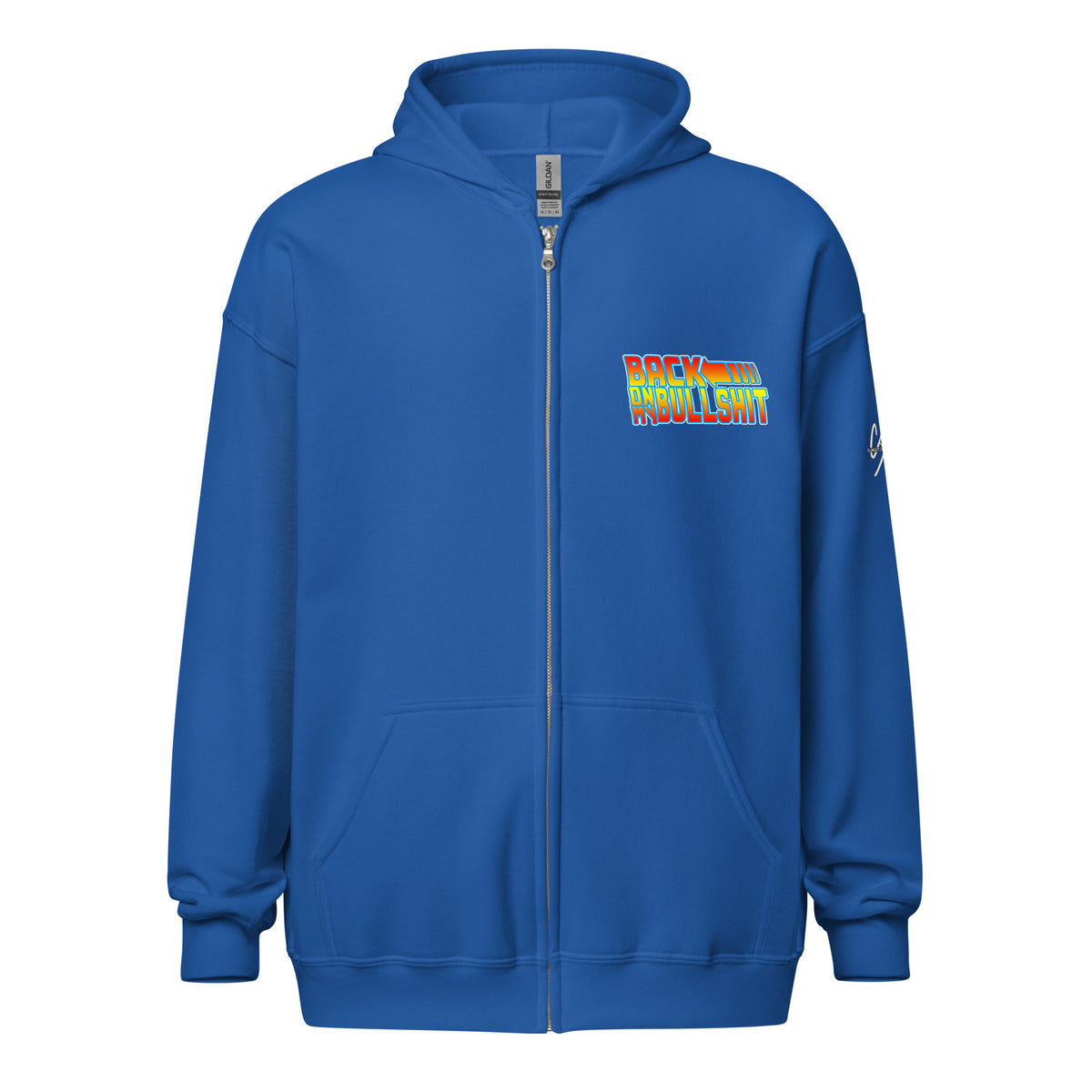 Concrete Kulture Co. "Back on my Bullsh!t" Unisex heavy blend zip hoodie