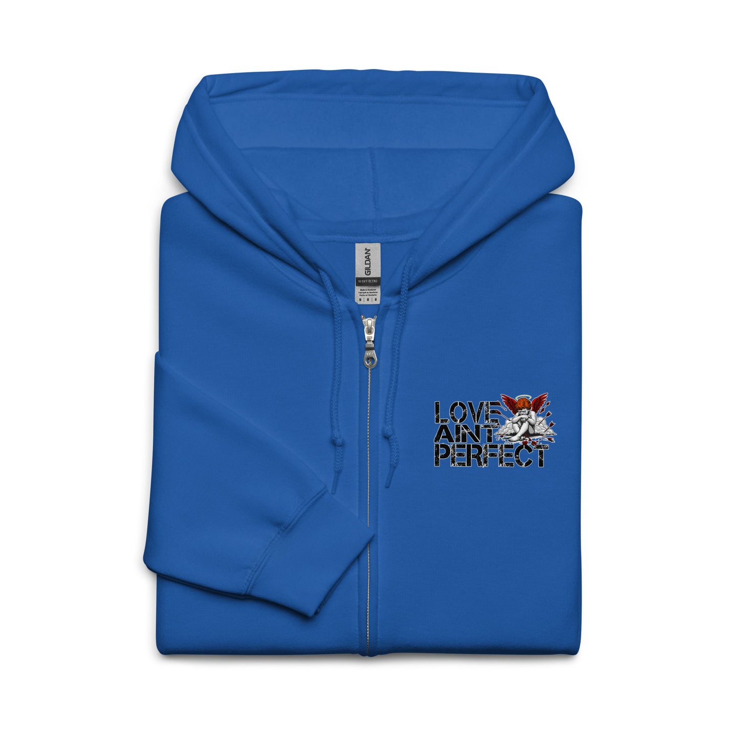 CK CO- "Love Aint Perfect" Unisex heavy blend zip hoodie