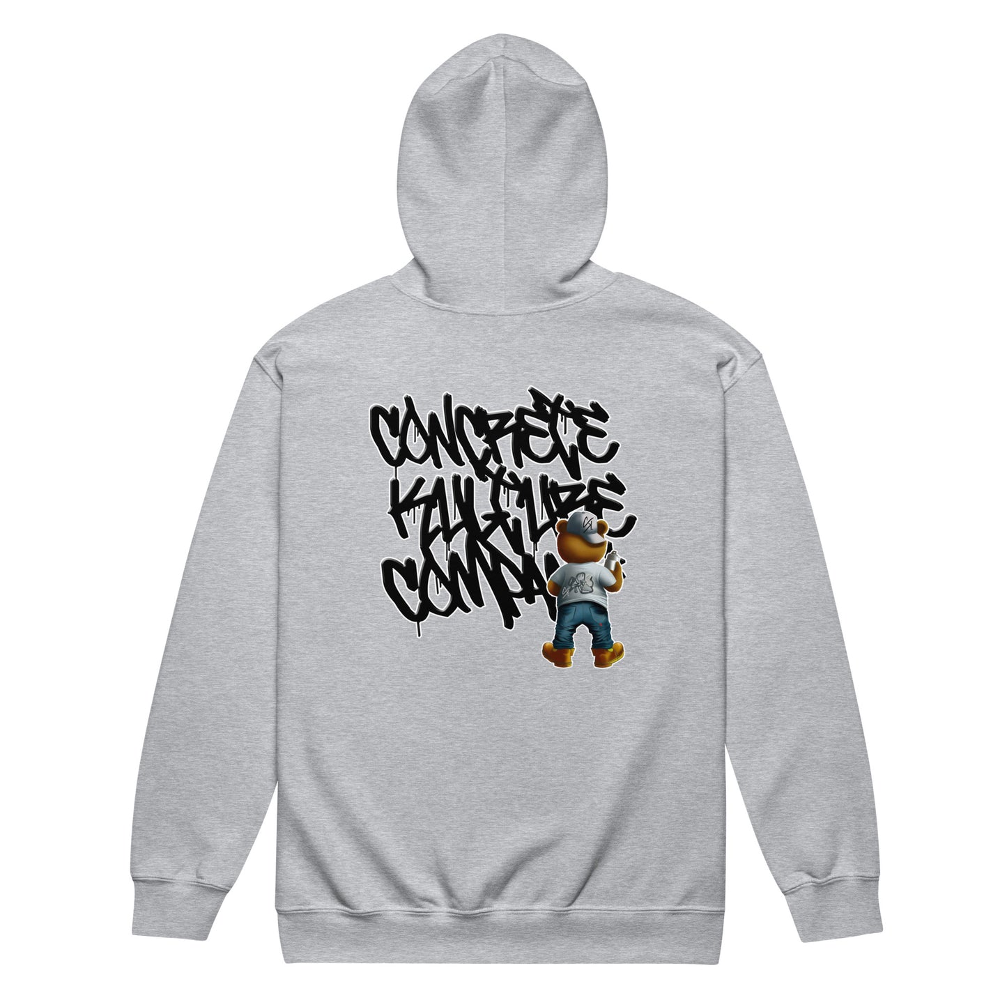 CK Co "Bomber Bear" Unisex heavy blend zip hoodie