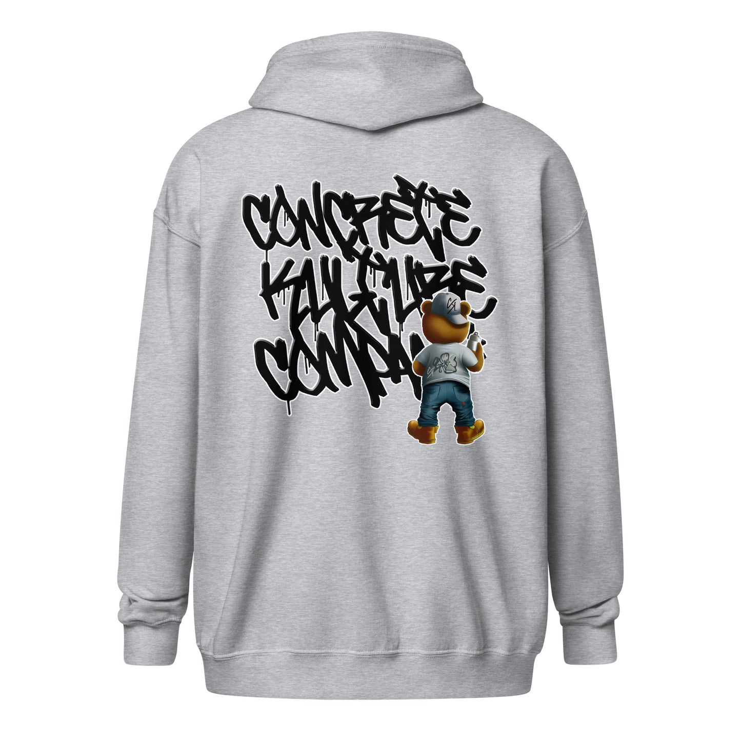 CK Co "Bomber Bear" Unisex heavy blend zip hoodie