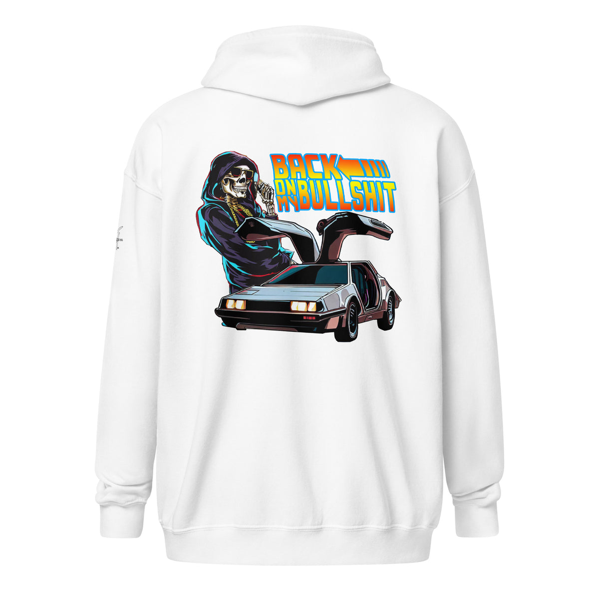Concrete Kulture Co. "Back on my Bullsh!t" Unisex heavy blend zip hoodie
