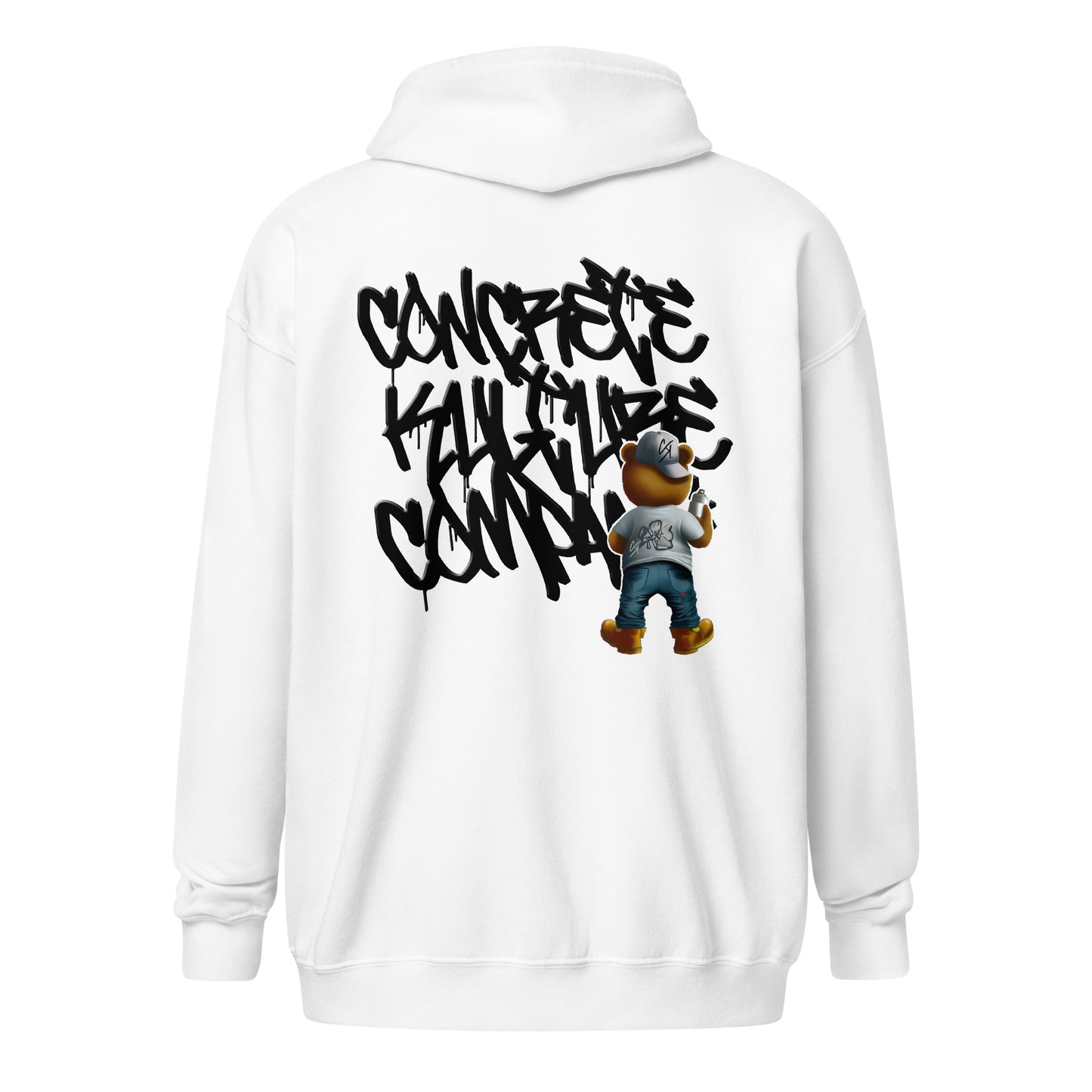 CK Co "Bomber Bear" Unisex heavy blend zip hoodie
