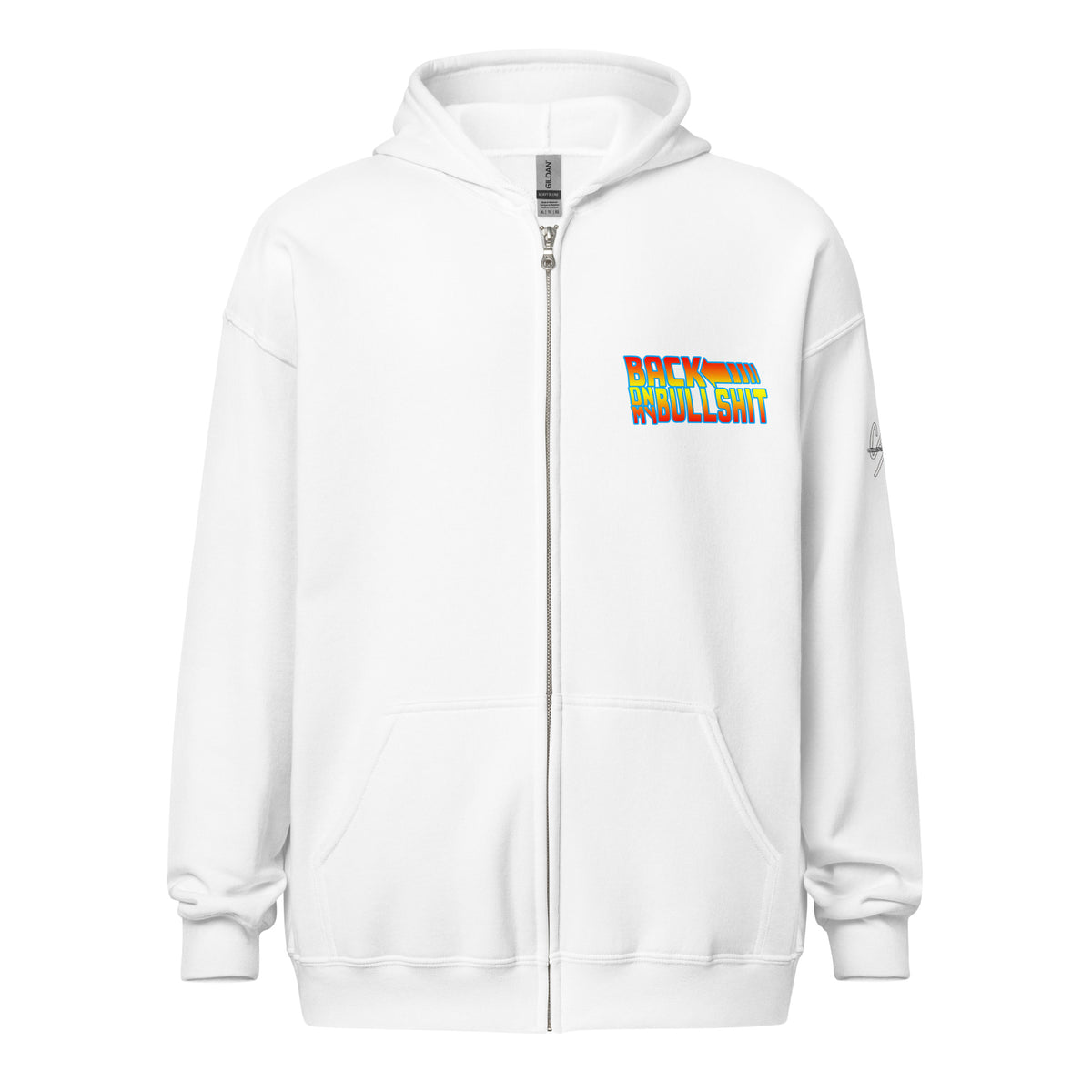 Concrete Kulture Co. "Back on my Bullsh!t" Unisex heavy blend zip hoodie