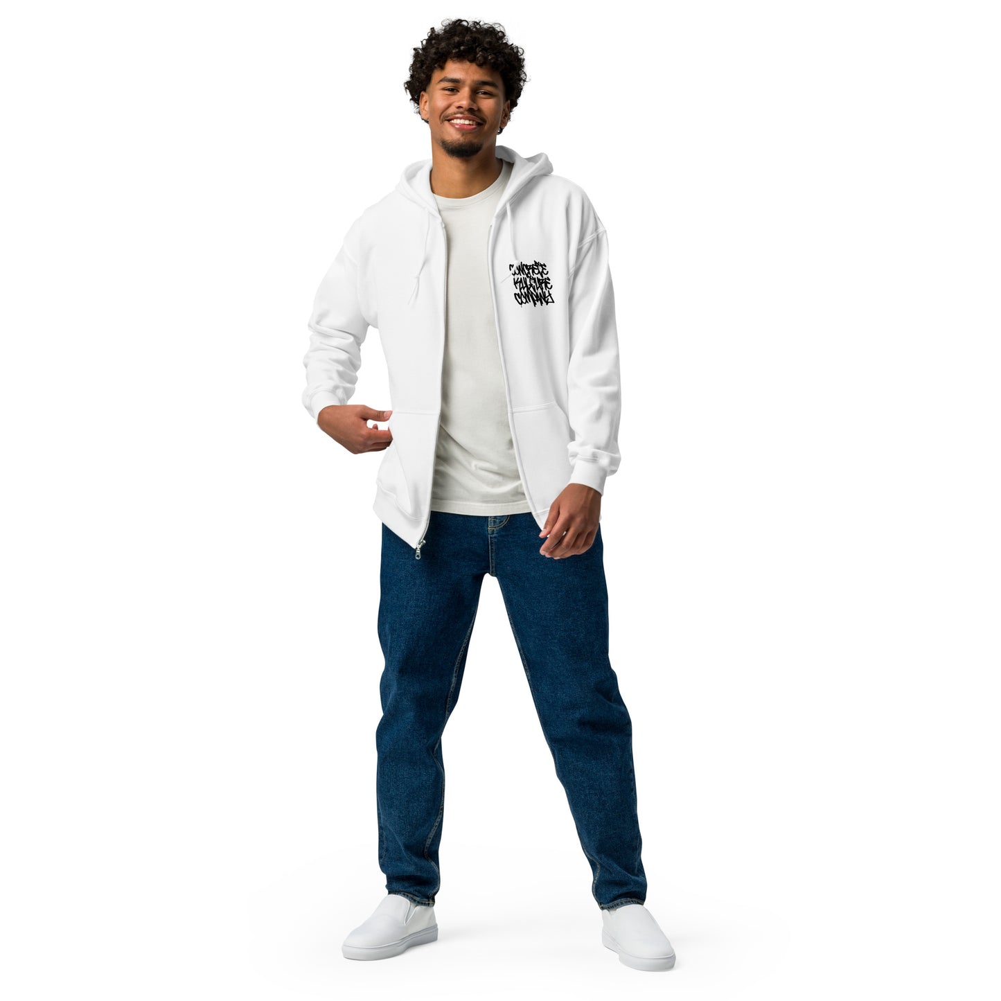 CK Co "Bomber Bear" Unisex heavy blend zip hoodie