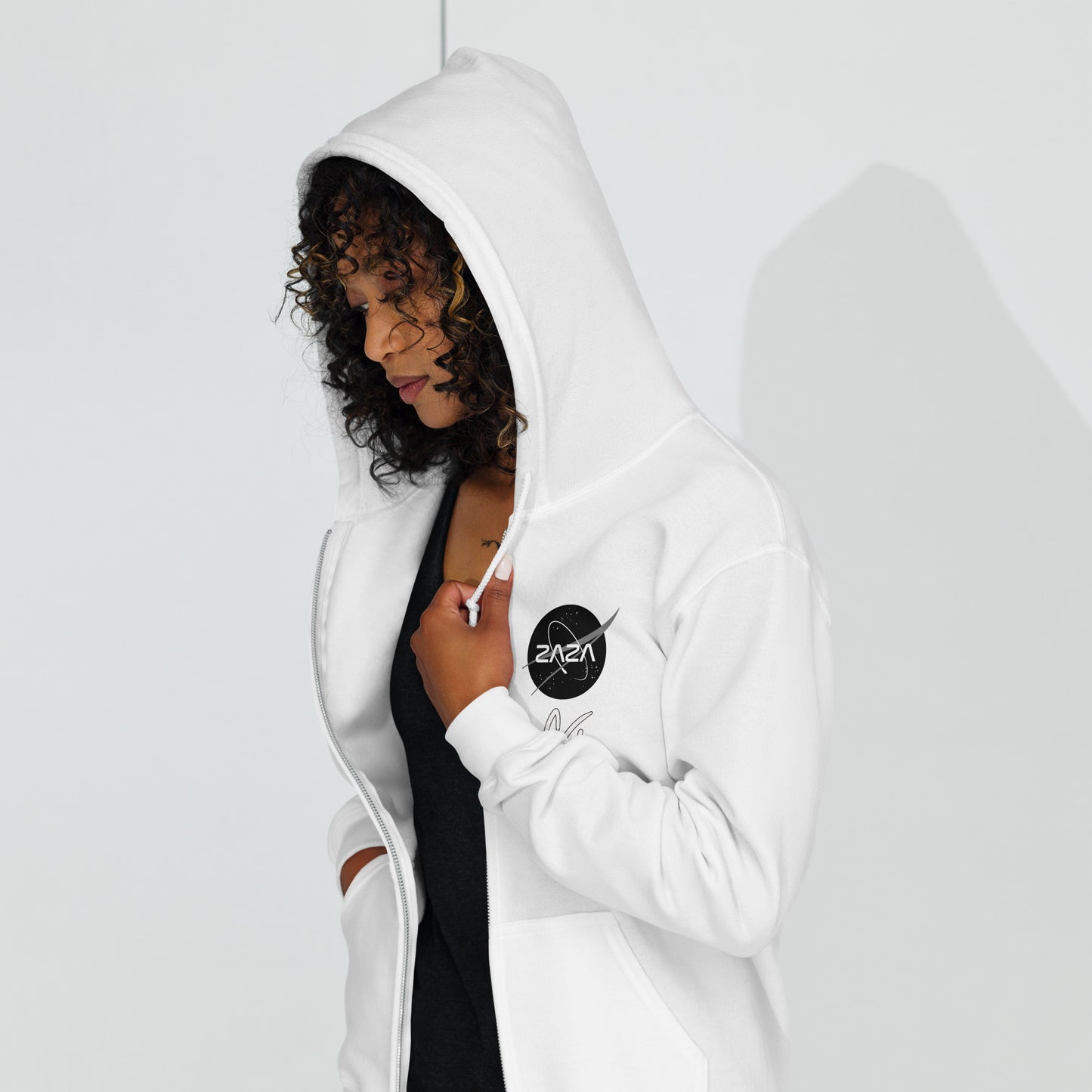 CK Co " ZaZa 1880" zip hoodie